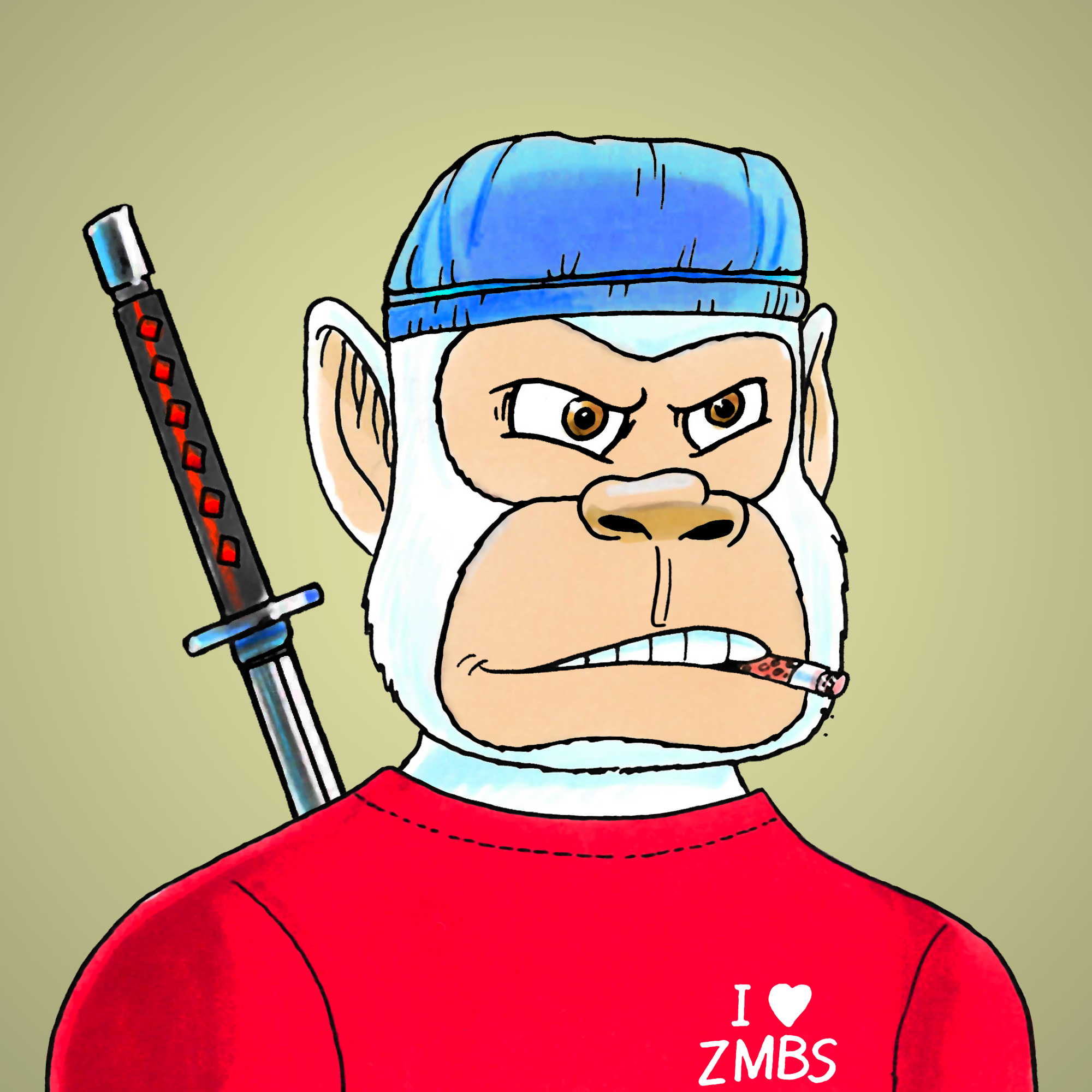 George Trosley - Jungle Freaks - Jungle Freak 3098 - NFT # 3098