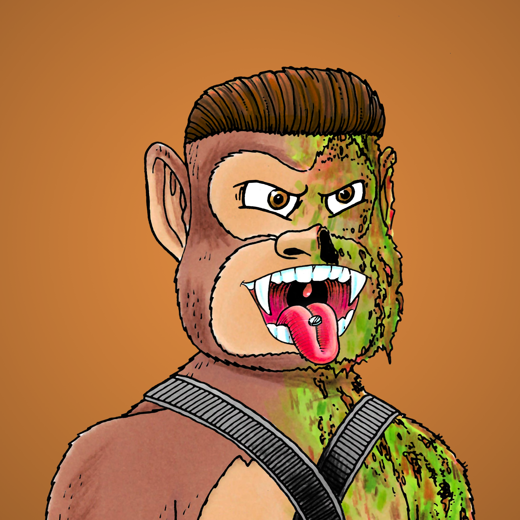 George Trosley - Jungle Freaks - Jungle Freak 3100 - NFT # 3100