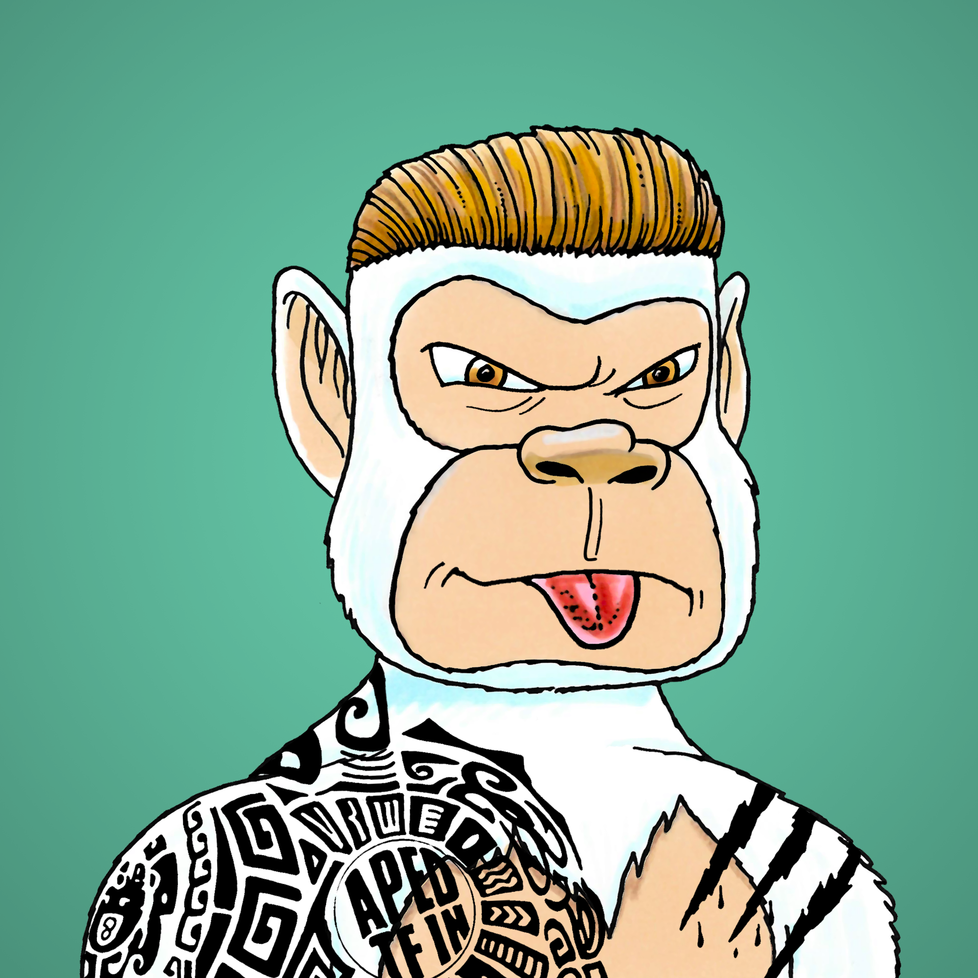 George Trosley - Jungle Freaks - Jungle Freak 3101 - NFT # 3101