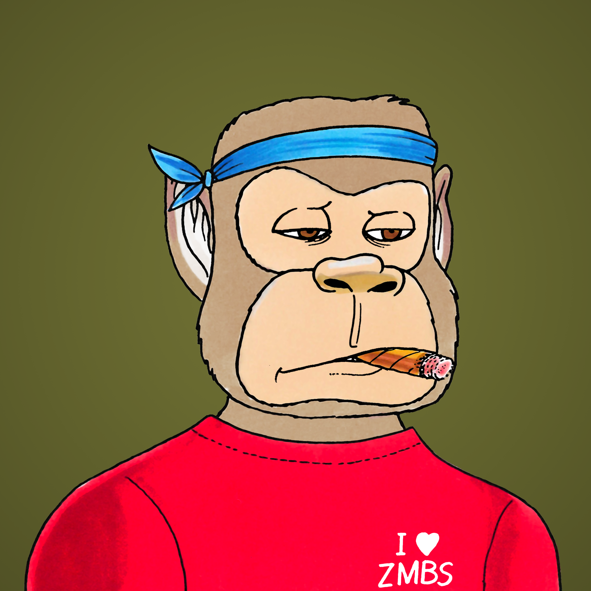 George Trosley - Jungle Freaks - Jungle Freak 3103 - NFT # 3103