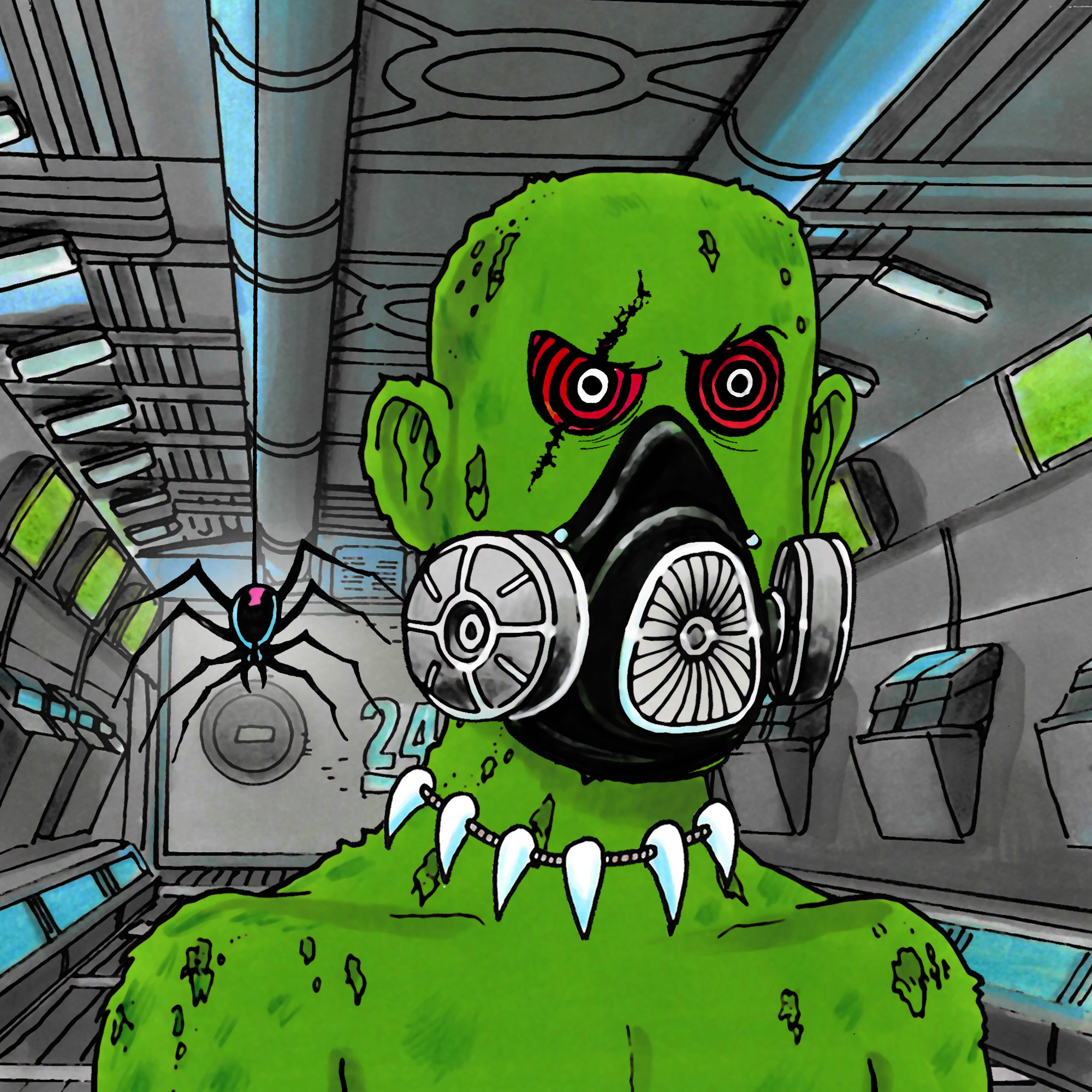 George Trosley - Jungle Freaks - Jungle Freak 3107 - NFT # 3107