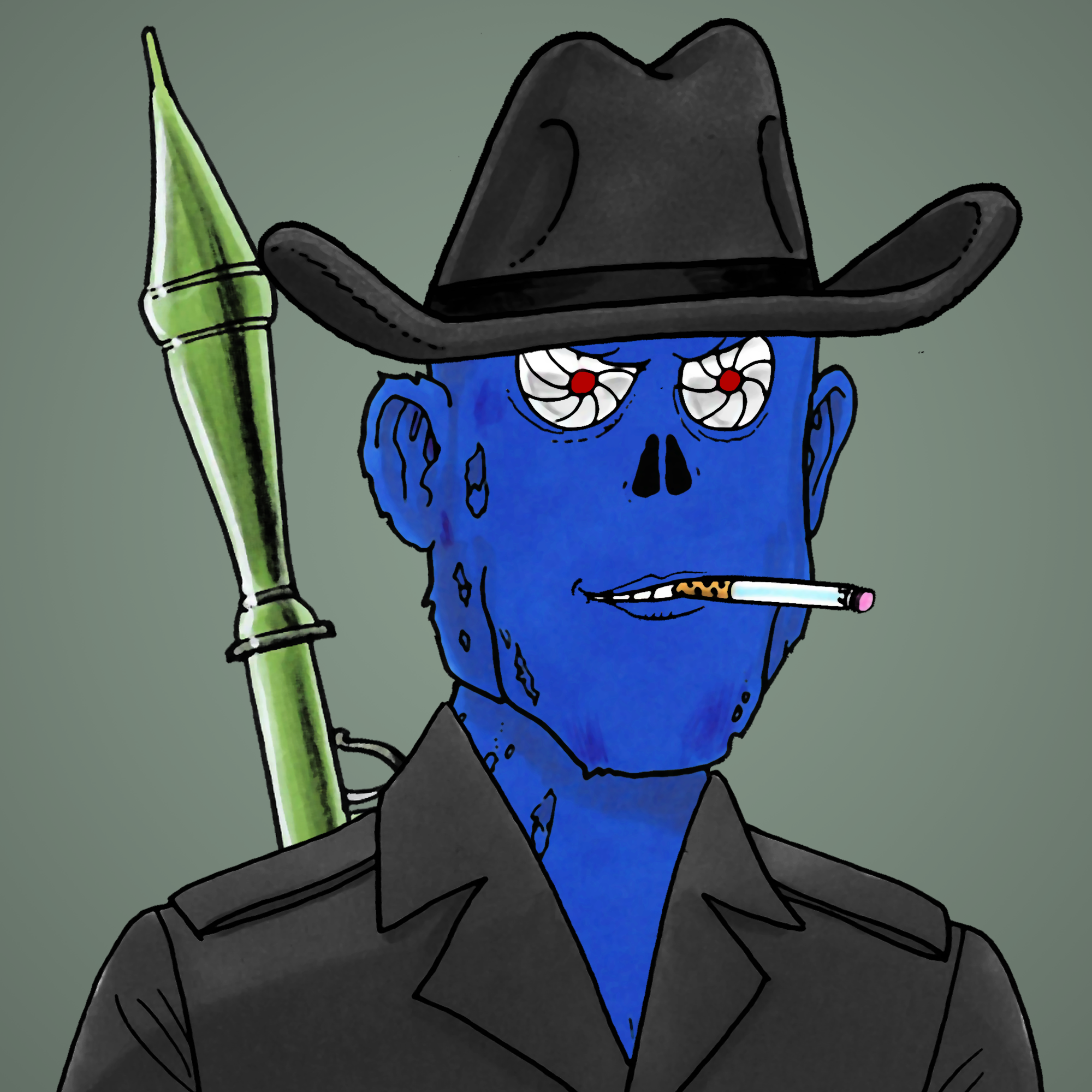 George Trosley - Jungle Freaks - Jungle Freak 3108 - NFT # 3108