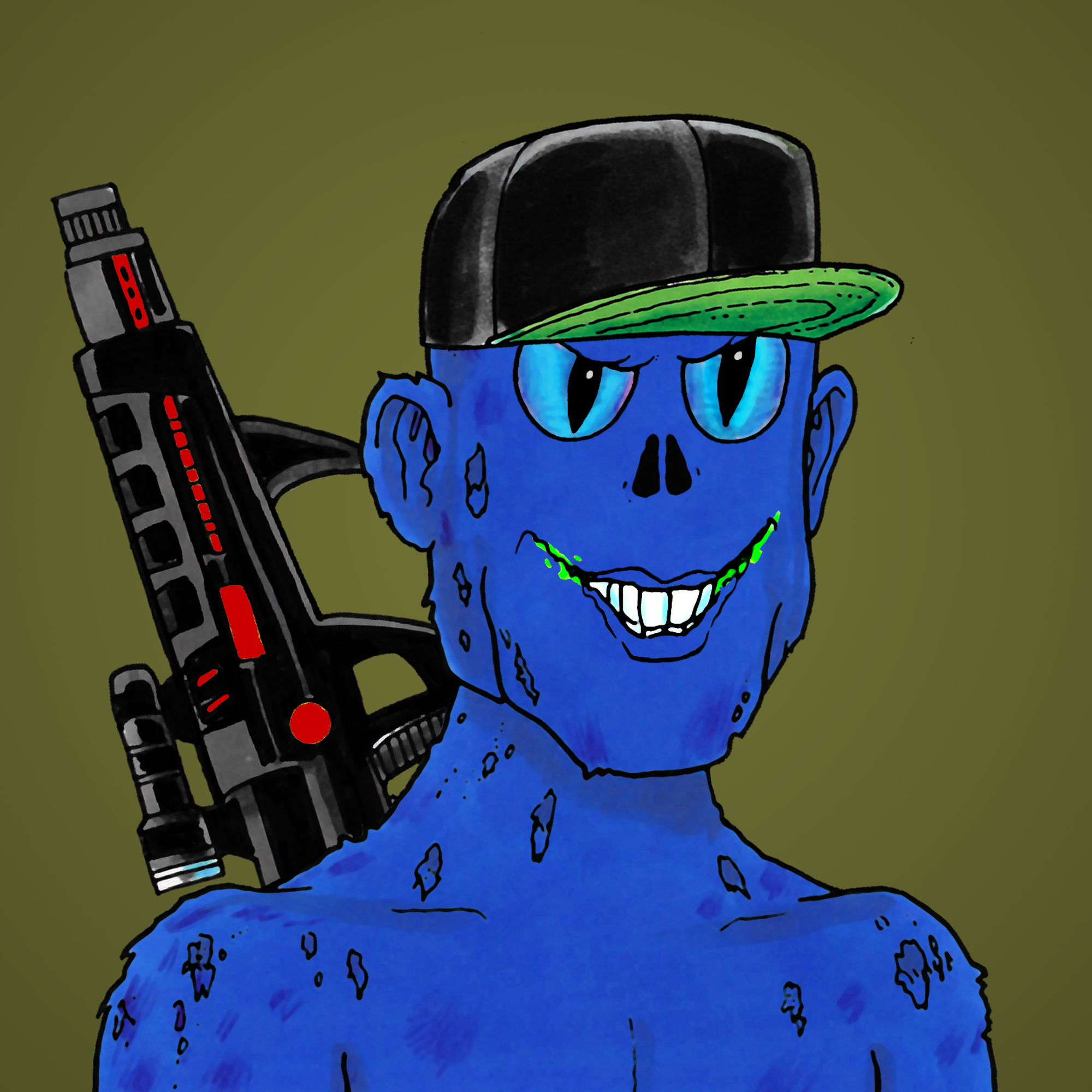 George Trosley - Jungle Freaks - Jungle Freak 3115 - NFT # 3115