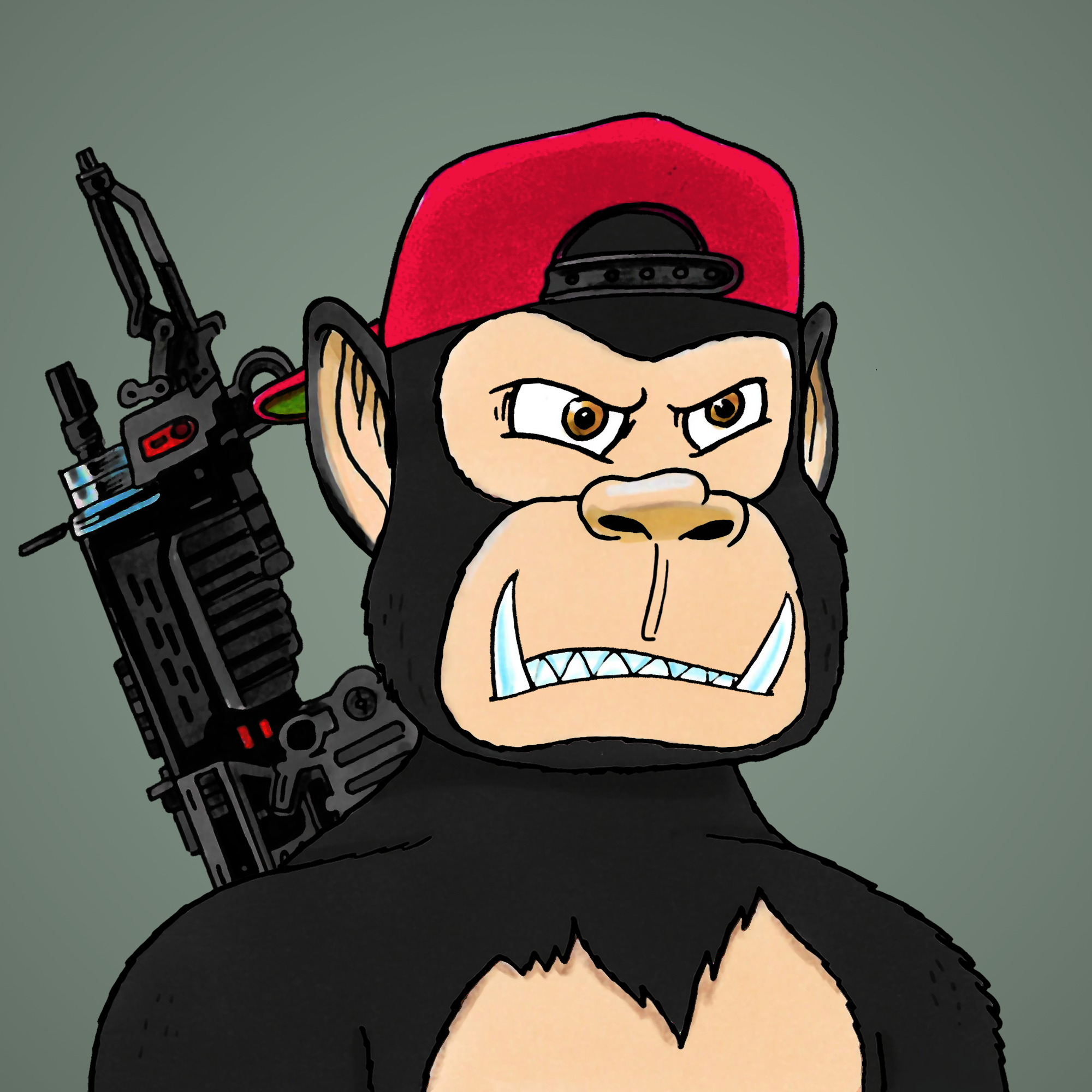 George Trosley - Jungle Freaks - Jungle Freak 3116 - NFT # 3116