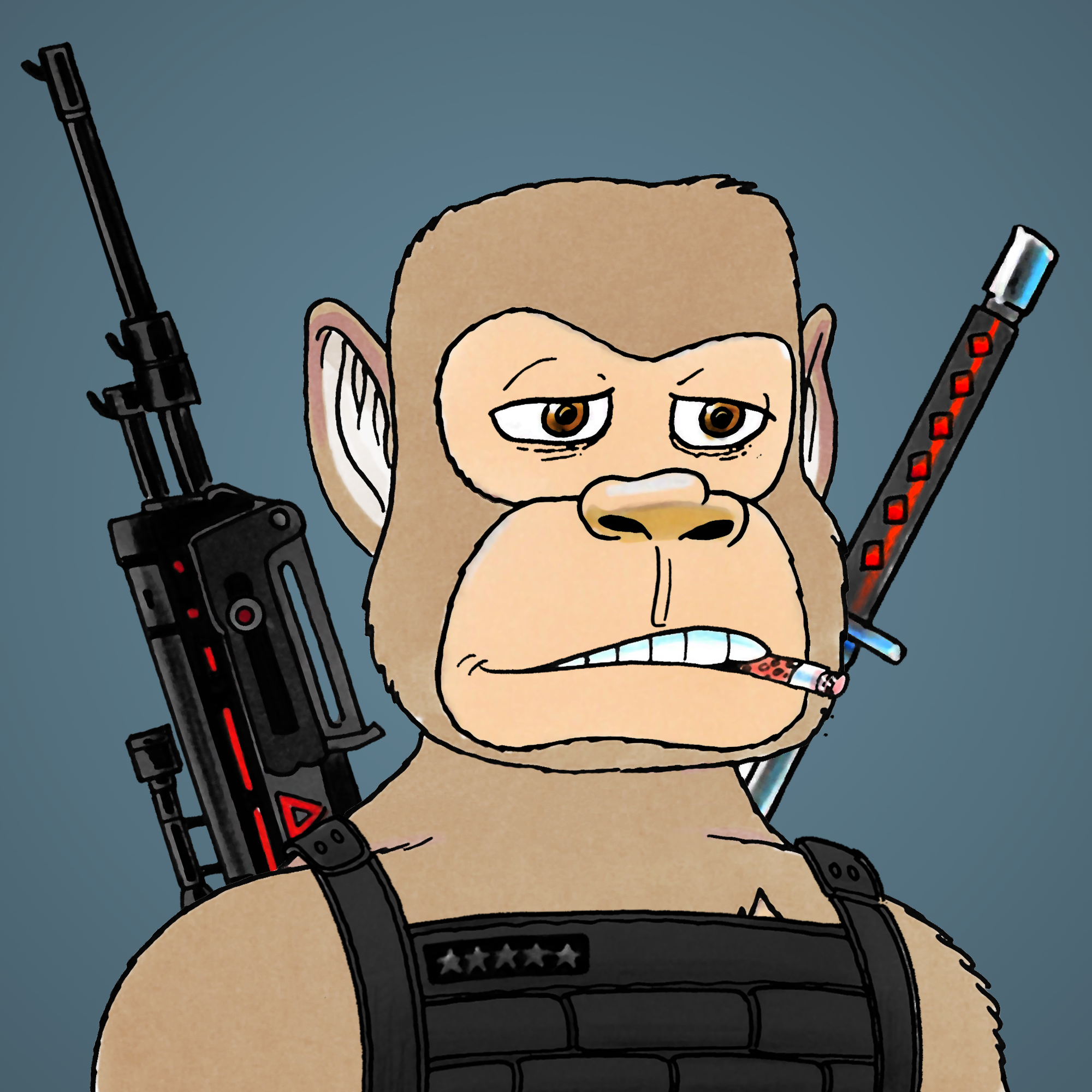 George Trosley - Jungle Freaks - Jungle Freak 3119 - NFT # 3119