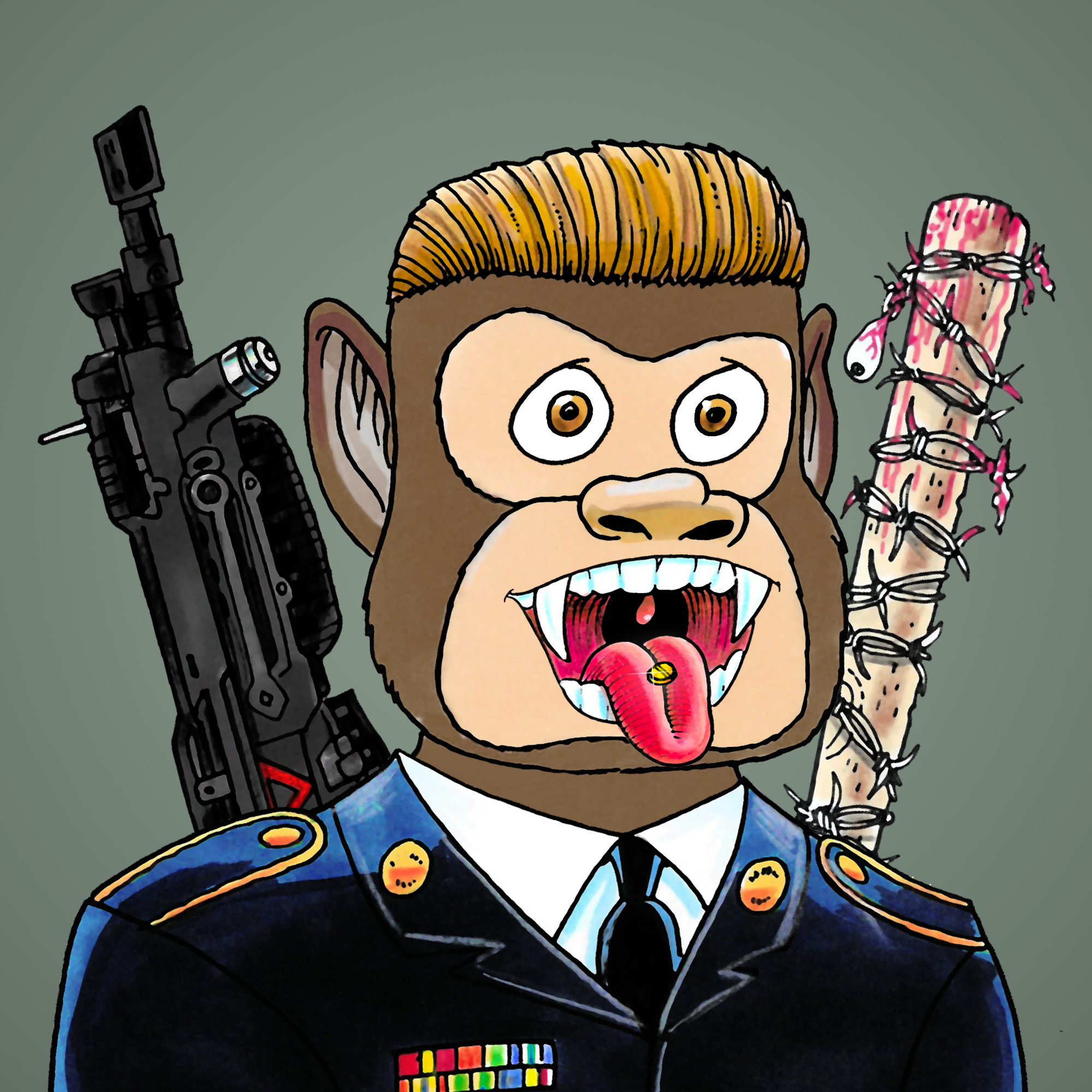 George Trosley - Jungle Freaks - Jungle Freak 312 - NFT # 312