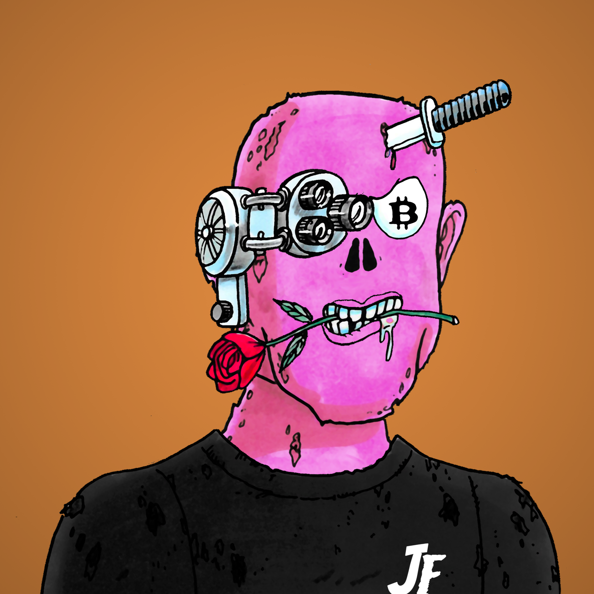 George Trosley - Jungle Freaks - Jungle Freak 3124 - NFT # 3124