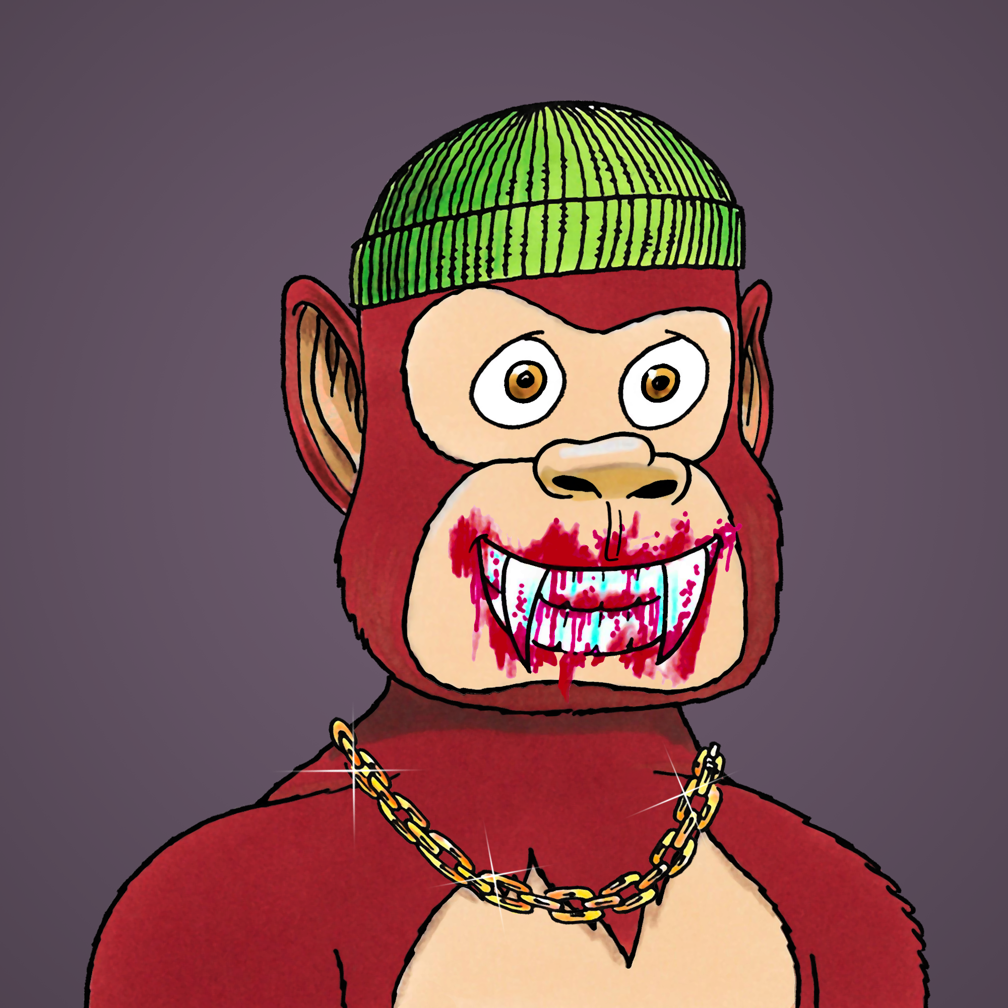 George Trosley - Jungle Freaks - Jungle Freak 3127 - NFT # 3127