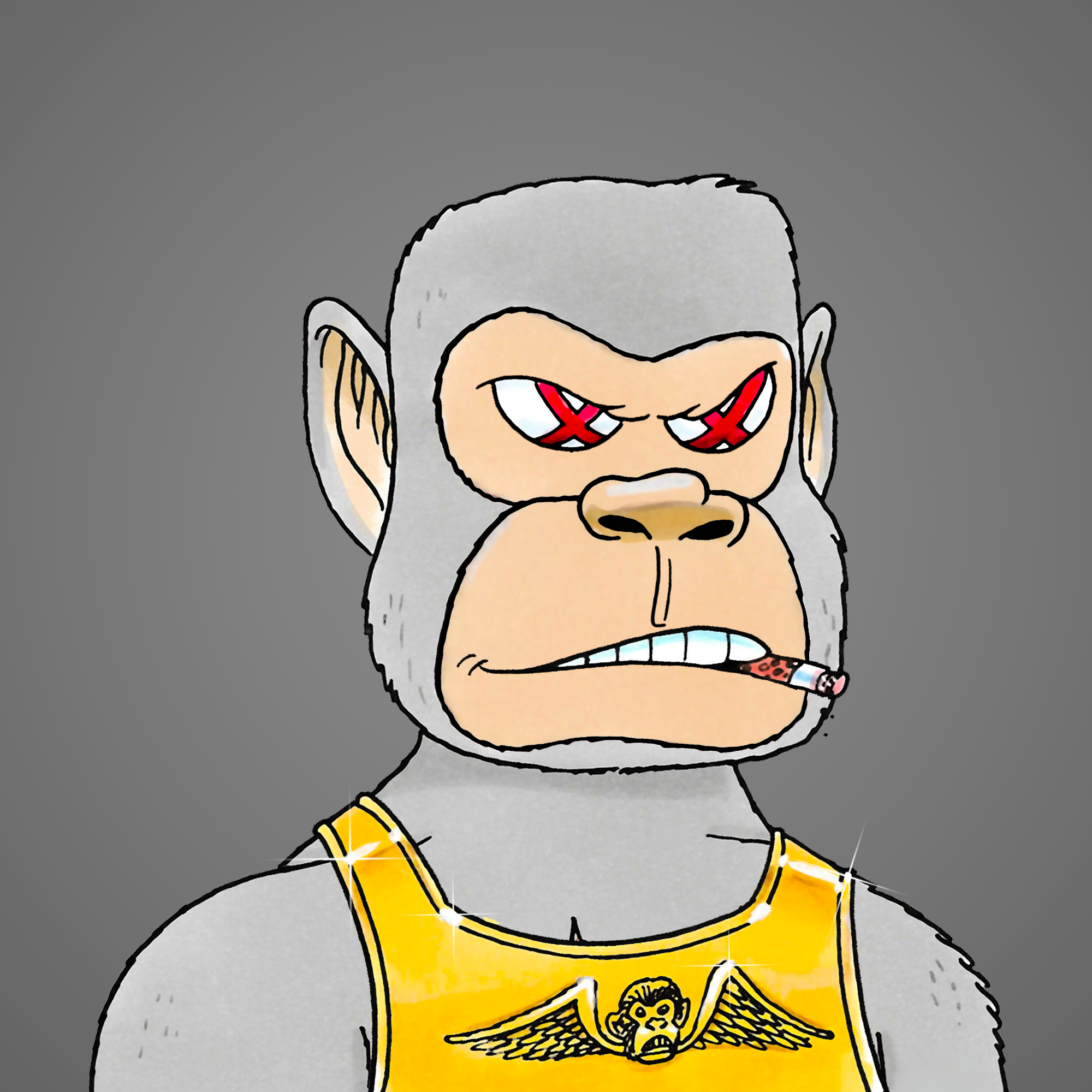 George Trosley - Jungle Freaks - Jungle Freak 3133 - NFT # 3133