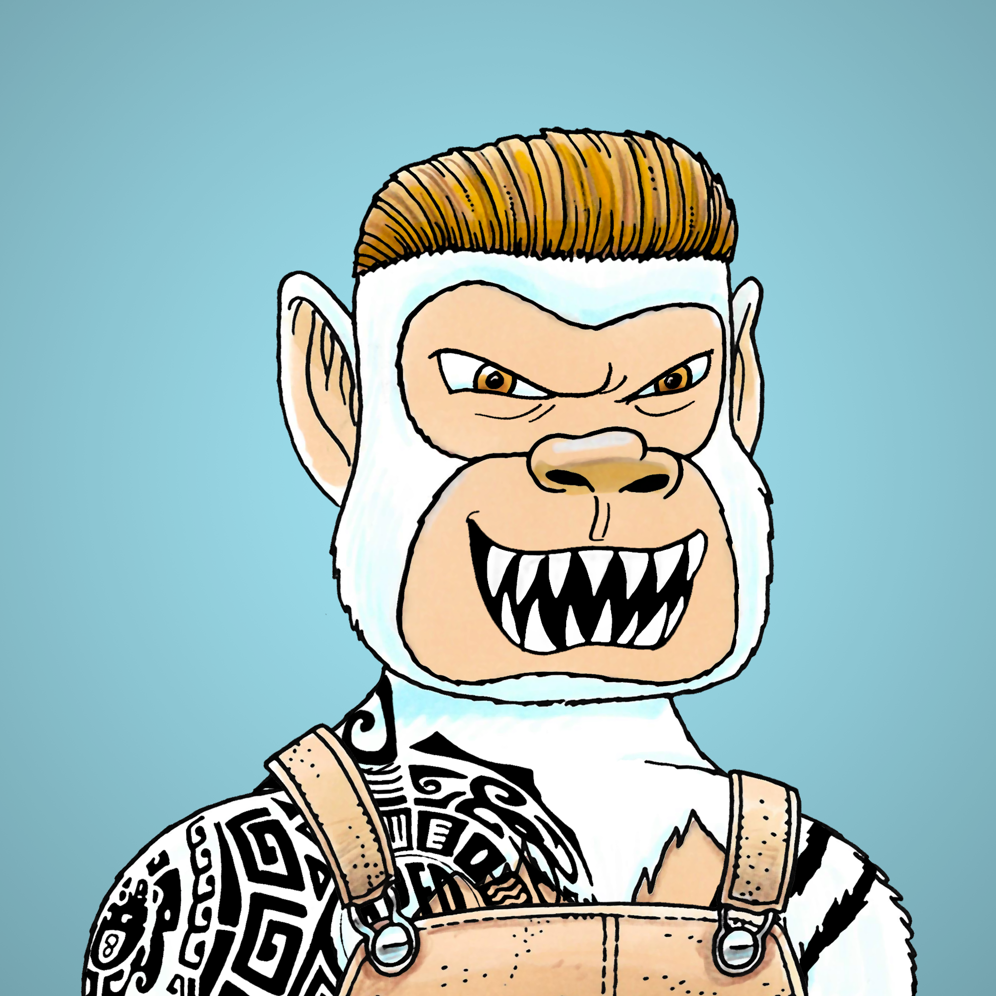 George Trosley - Jungle Freaks - Jungle Freak 3134 - NFT # 3134