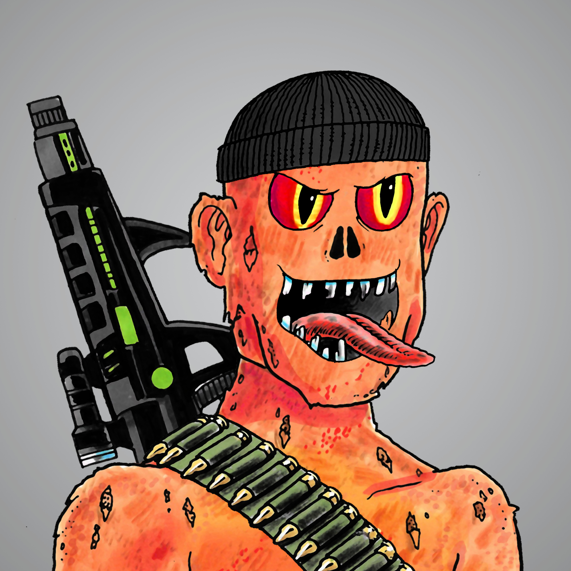 George Trosley - Jungle Freaks - Jungle Freak 3135 - NFT # 3135