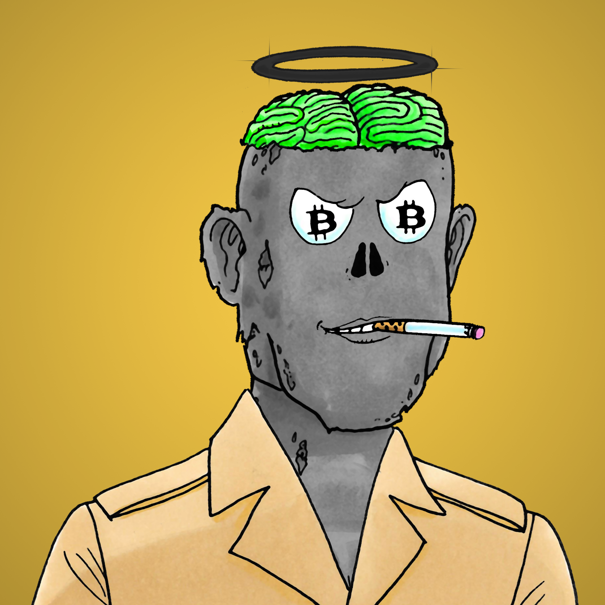 George Trosley - Jungle Freaks - Jungle Freak 3137 - NFT # 3137