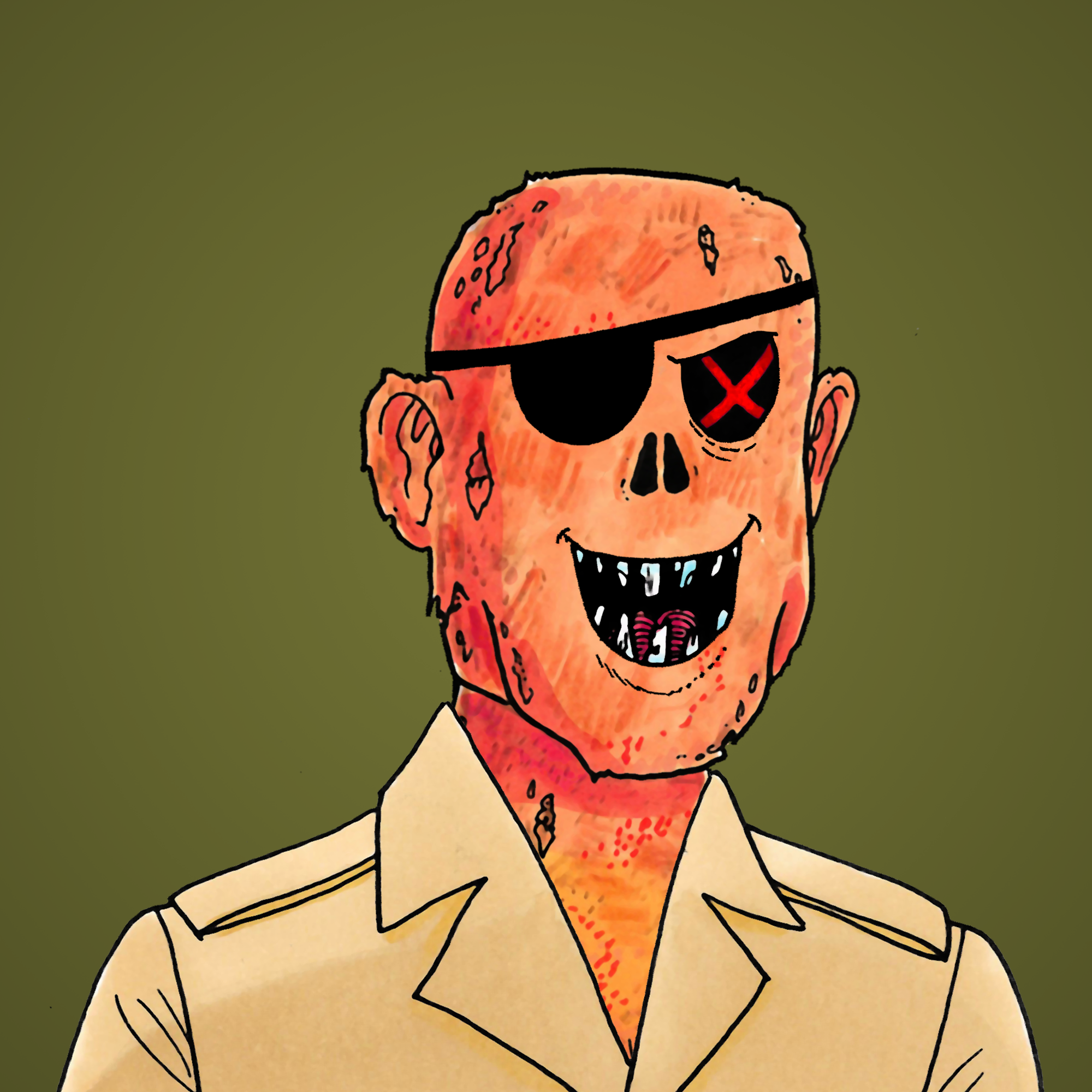 George Trosley - Jungle Freaks - Jungle Freak 3139 - NFT # 3139