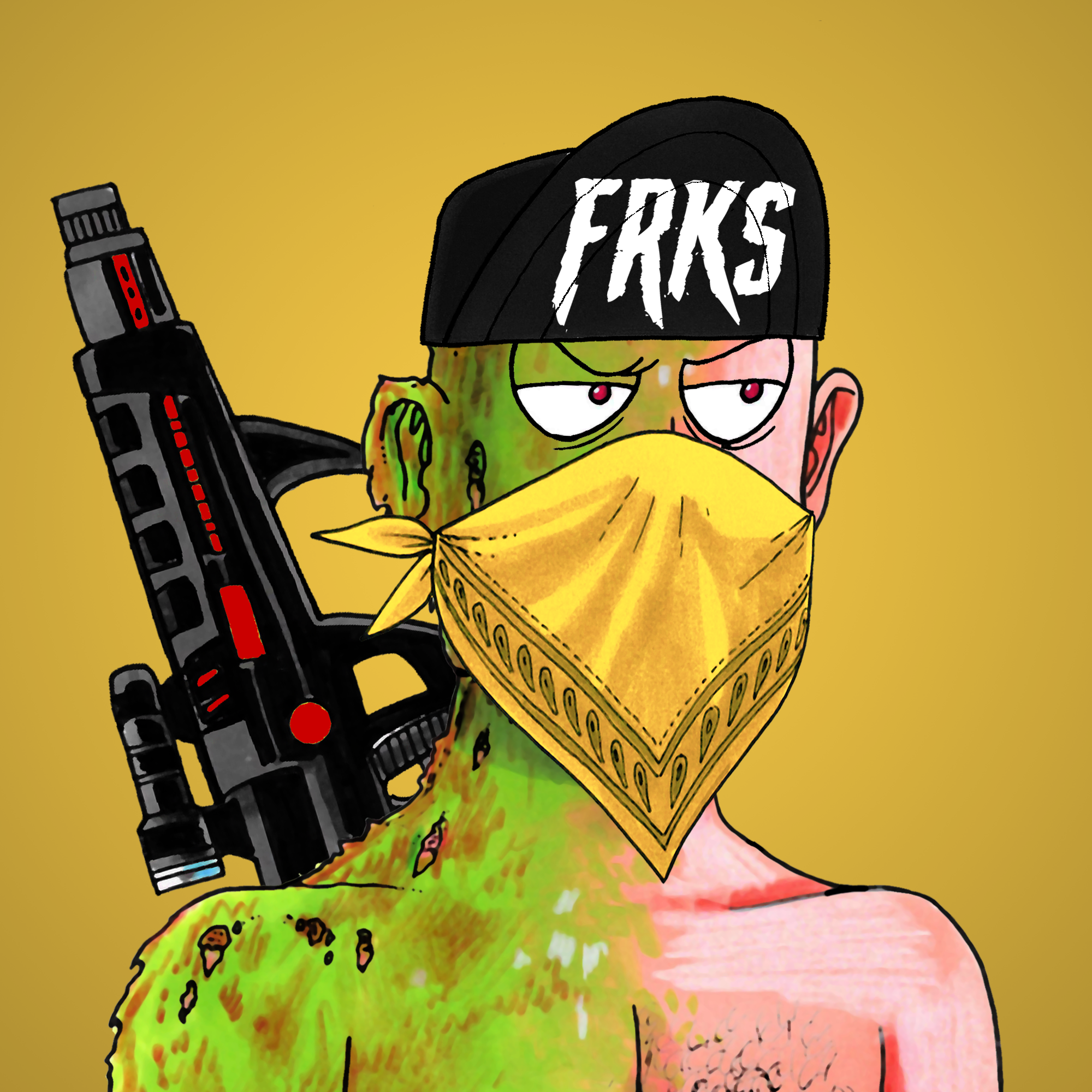 George Trosley - Jungle Freaks - Jungle Freak 3140 - NFT # 3140