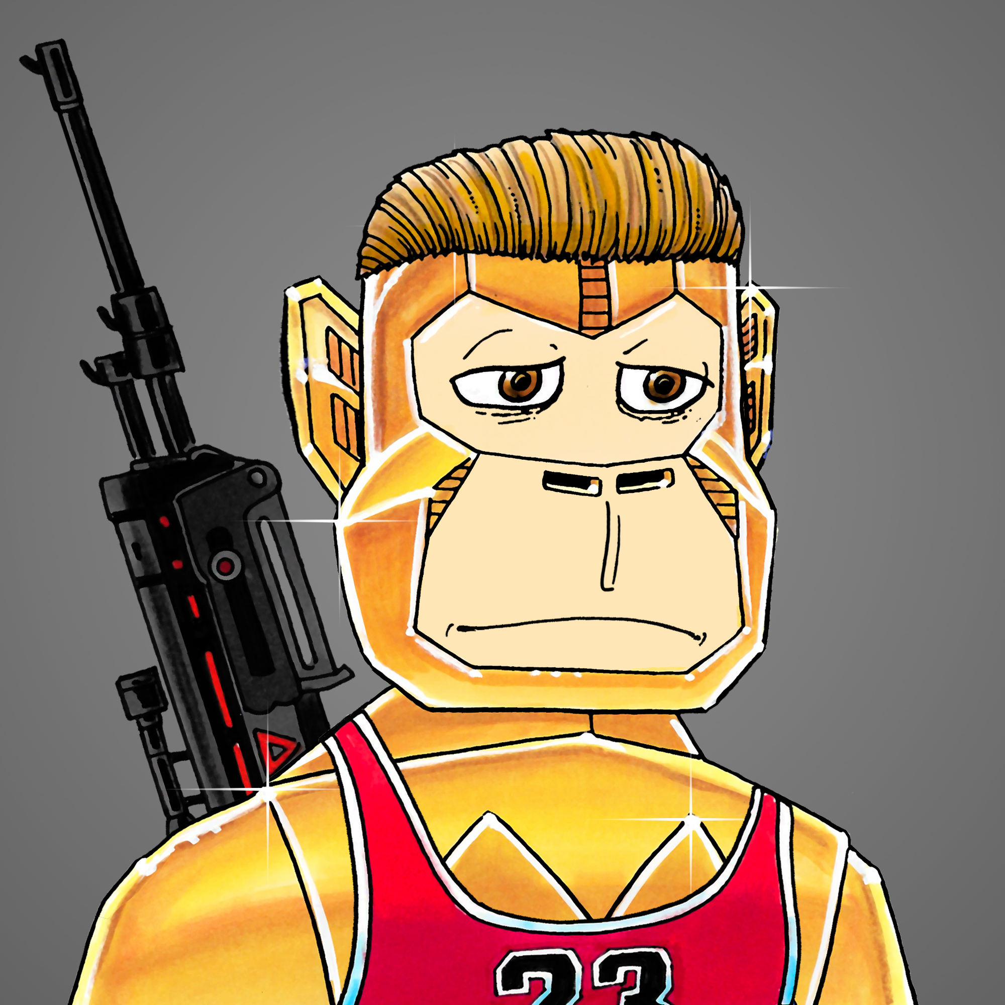 George Trosley - Jungle Freaks - Jungle Freak 3144 - NFT # 3144