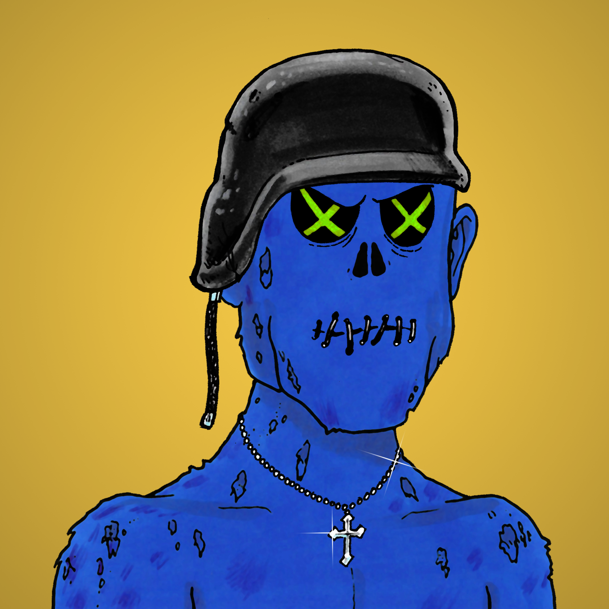 George Trosley - Jungle Freaks - Jungle Freak 3152 - NFT # 3152