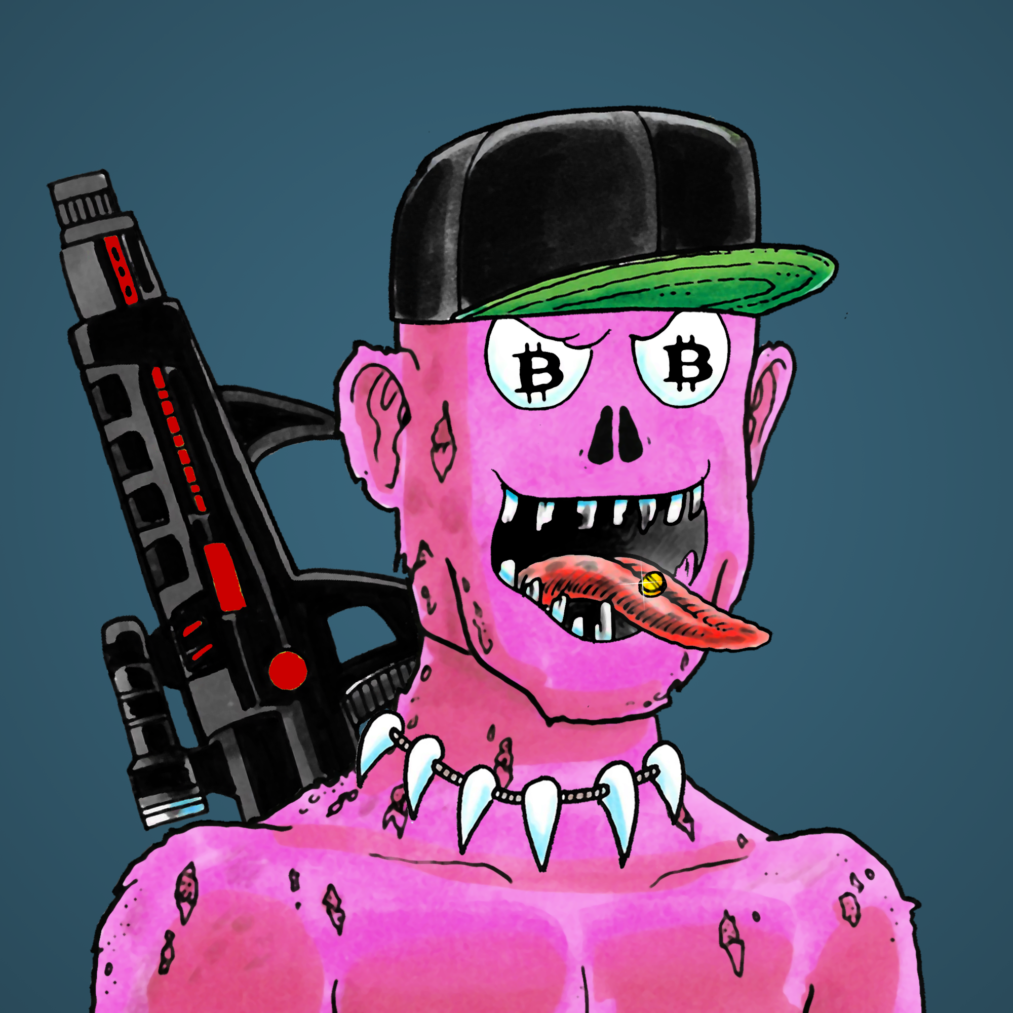 George Trosley - Jungle Freaks - Jungle Freak 3154 - NFT # 3154