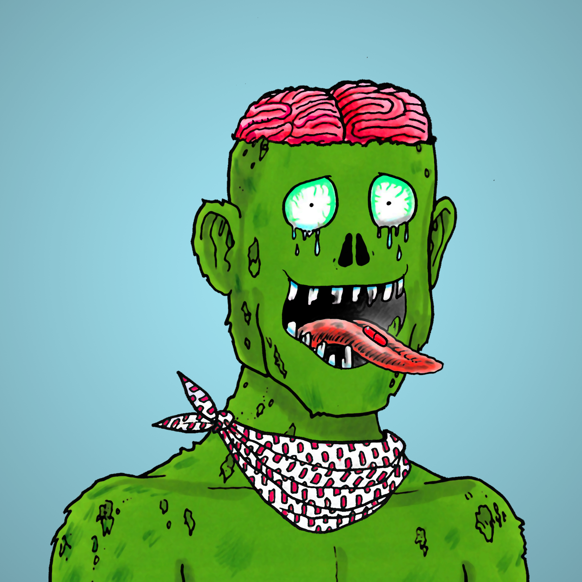 George Trosley - Jungle Freaks - Jungle Freak 3156 - NFT # 3156