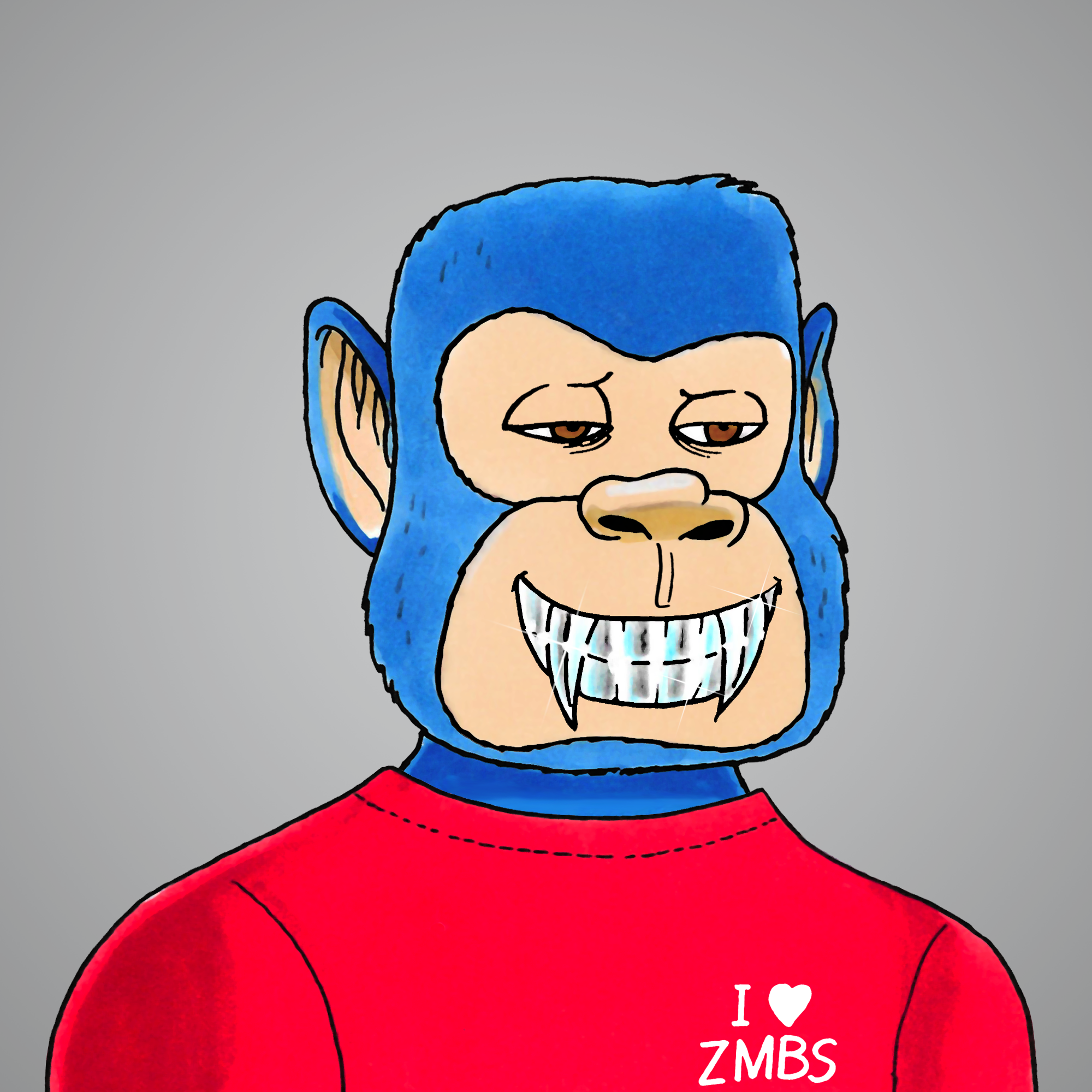 George Trosley - Jungle Freaks - Jungle Freak 3172 - NFT # 3172