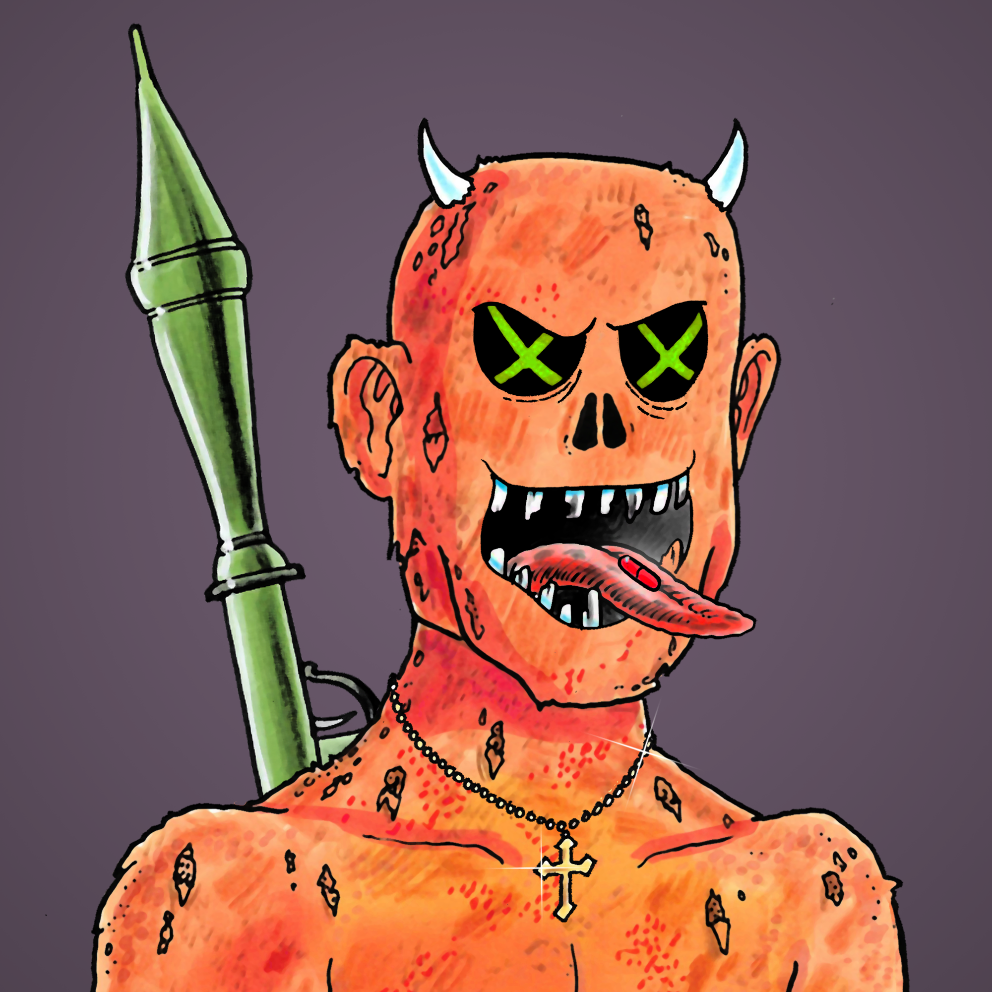 George Trosley - Jungle Freaks - Jungle Freak 3180 - NFT # 3180