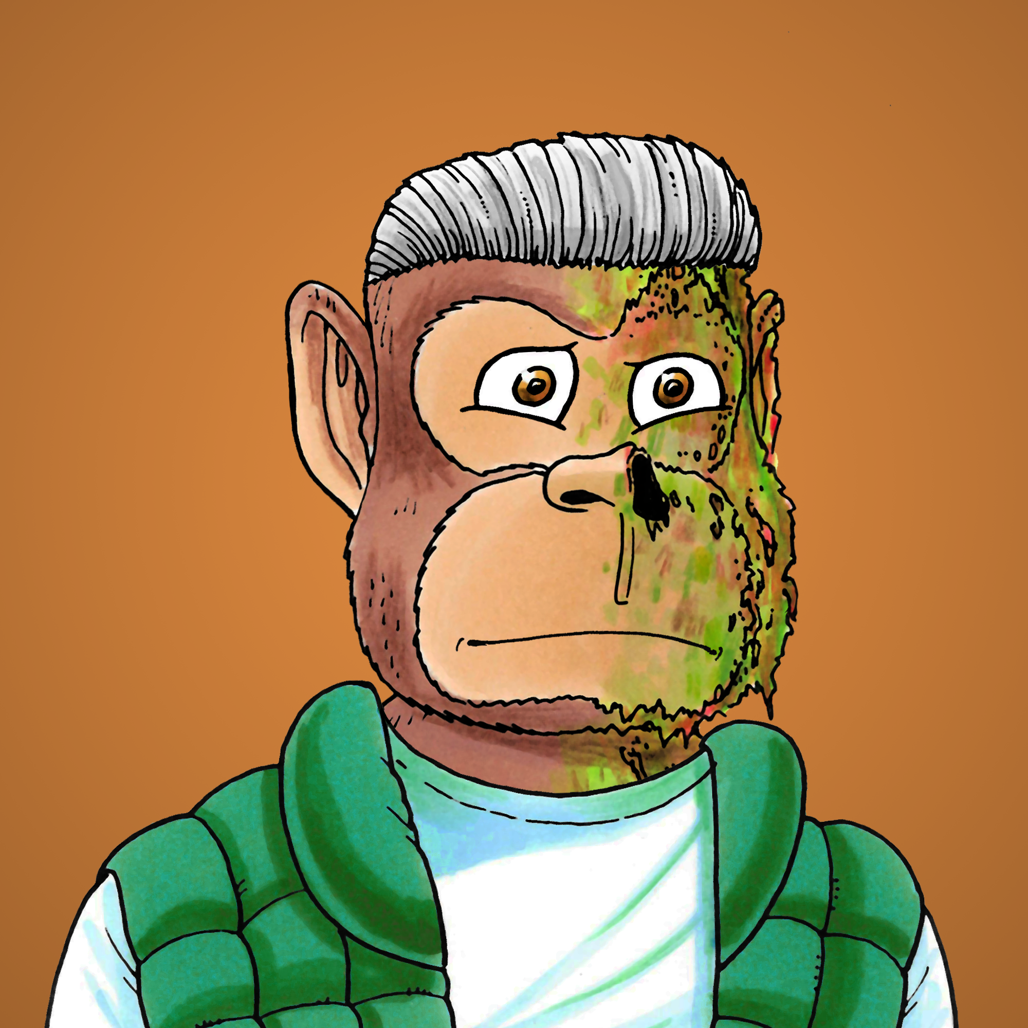 George Trosley - Jungle Freaks - Jungle Freak 3182 - NFT # 3182