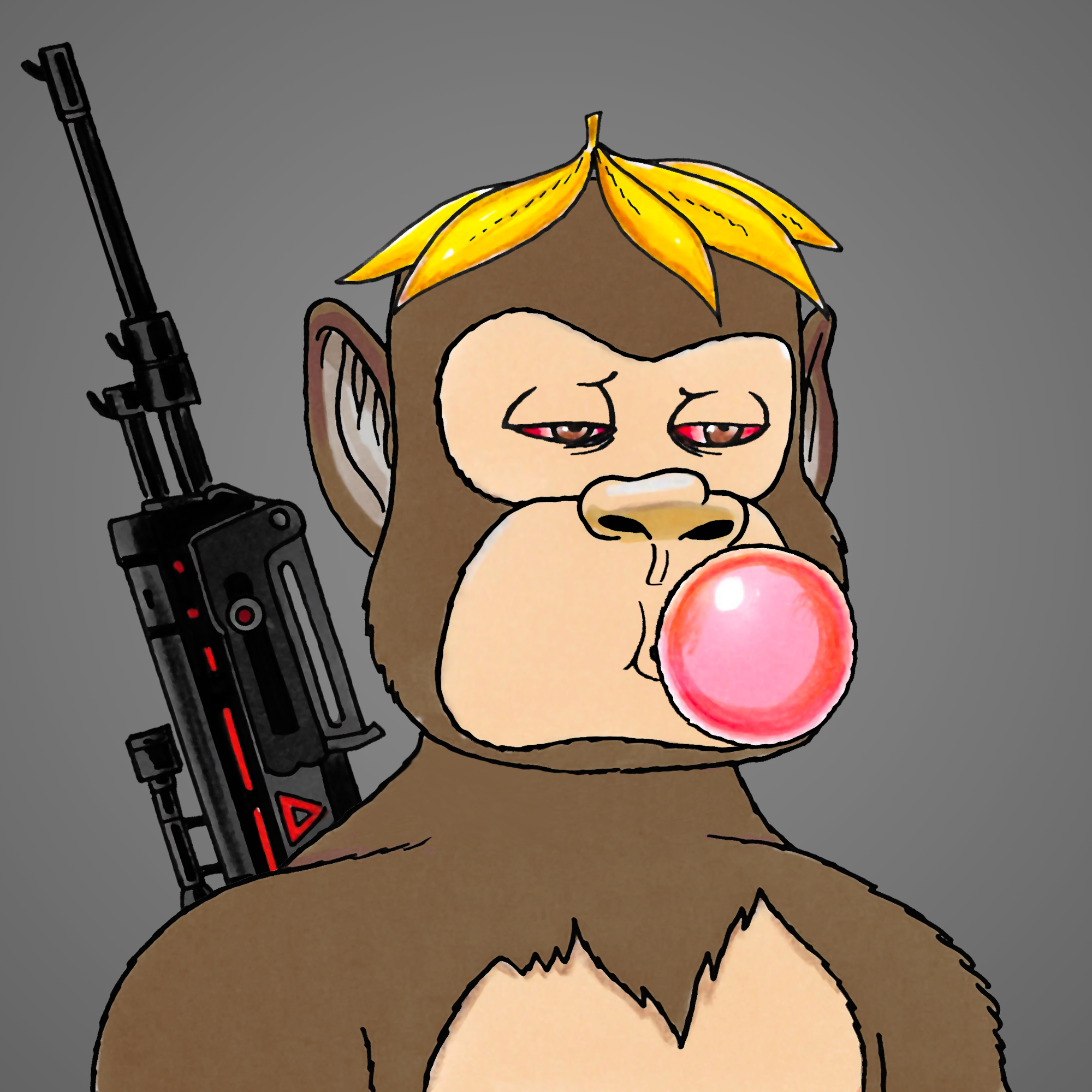 George Trosley - Jungle Freaks - Jungle Freak 3183 - NFT # 3183