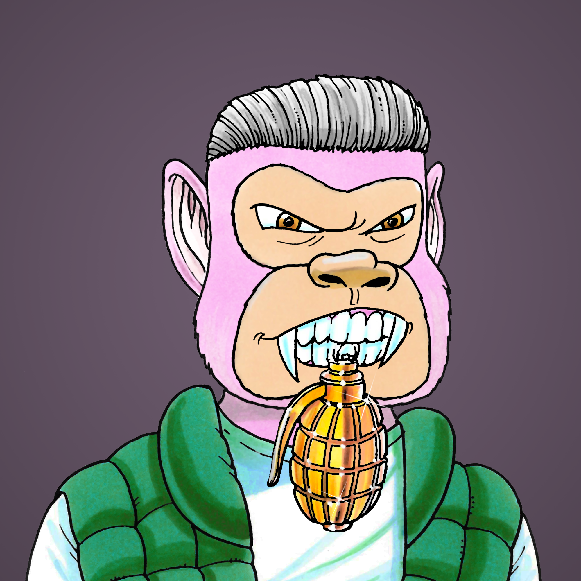 George Trosley - Jungle Freaks - Jungle Freak 3187 - NFT # 3187