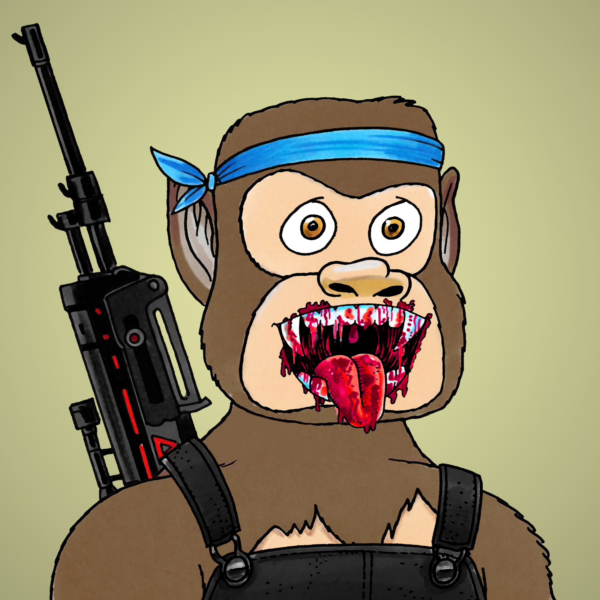 George Trosley - Jungle Freaks - Jungle Freak 319 - NFT # 319