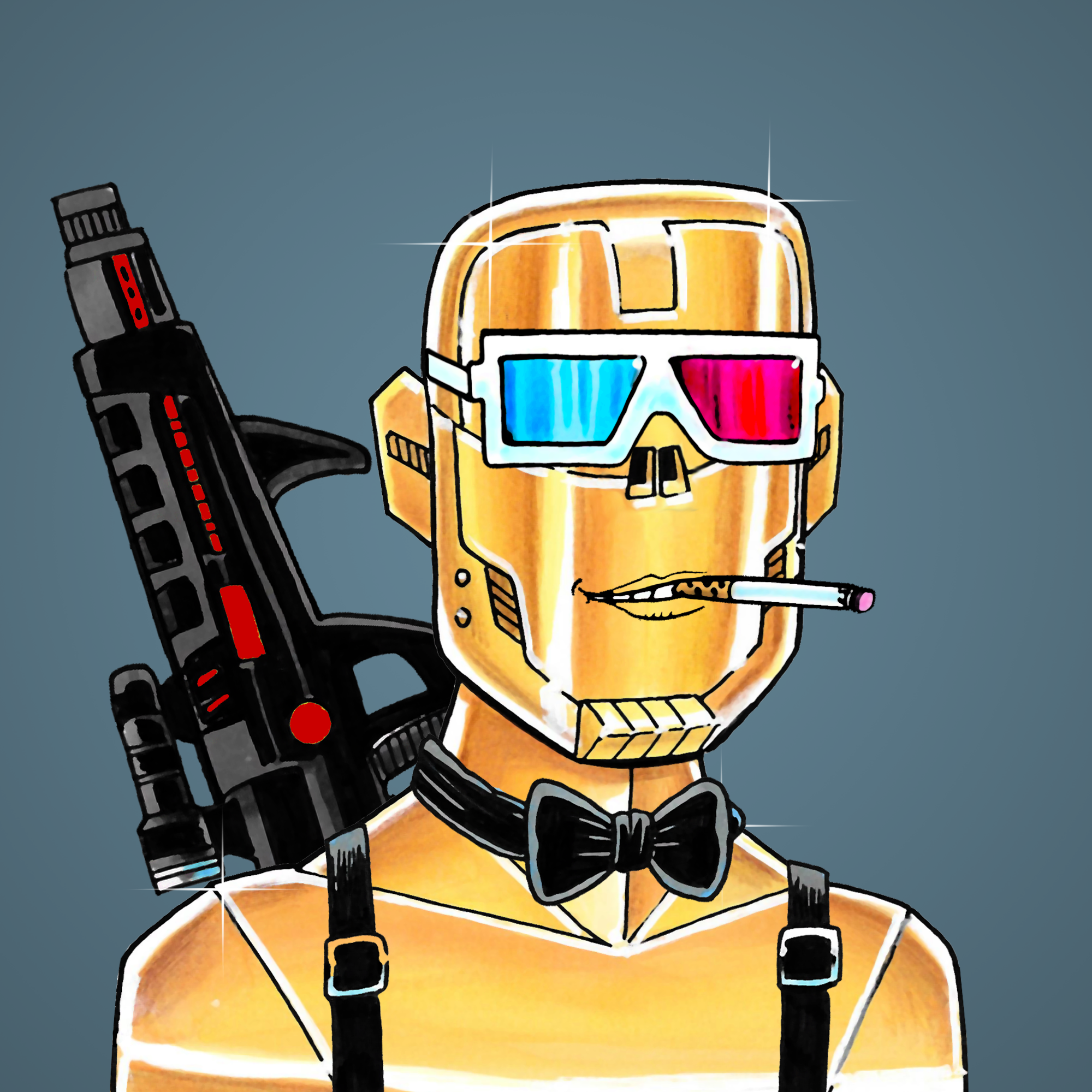 George Trosley - Jungle Freaks - Jungle Freak 3190 - NFT # 3190