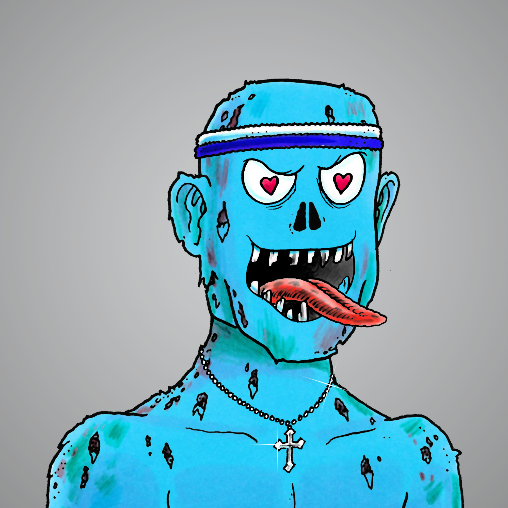 George Trosley - Jungle Freaks - Jungle Freak 3203 - NFT # 3203