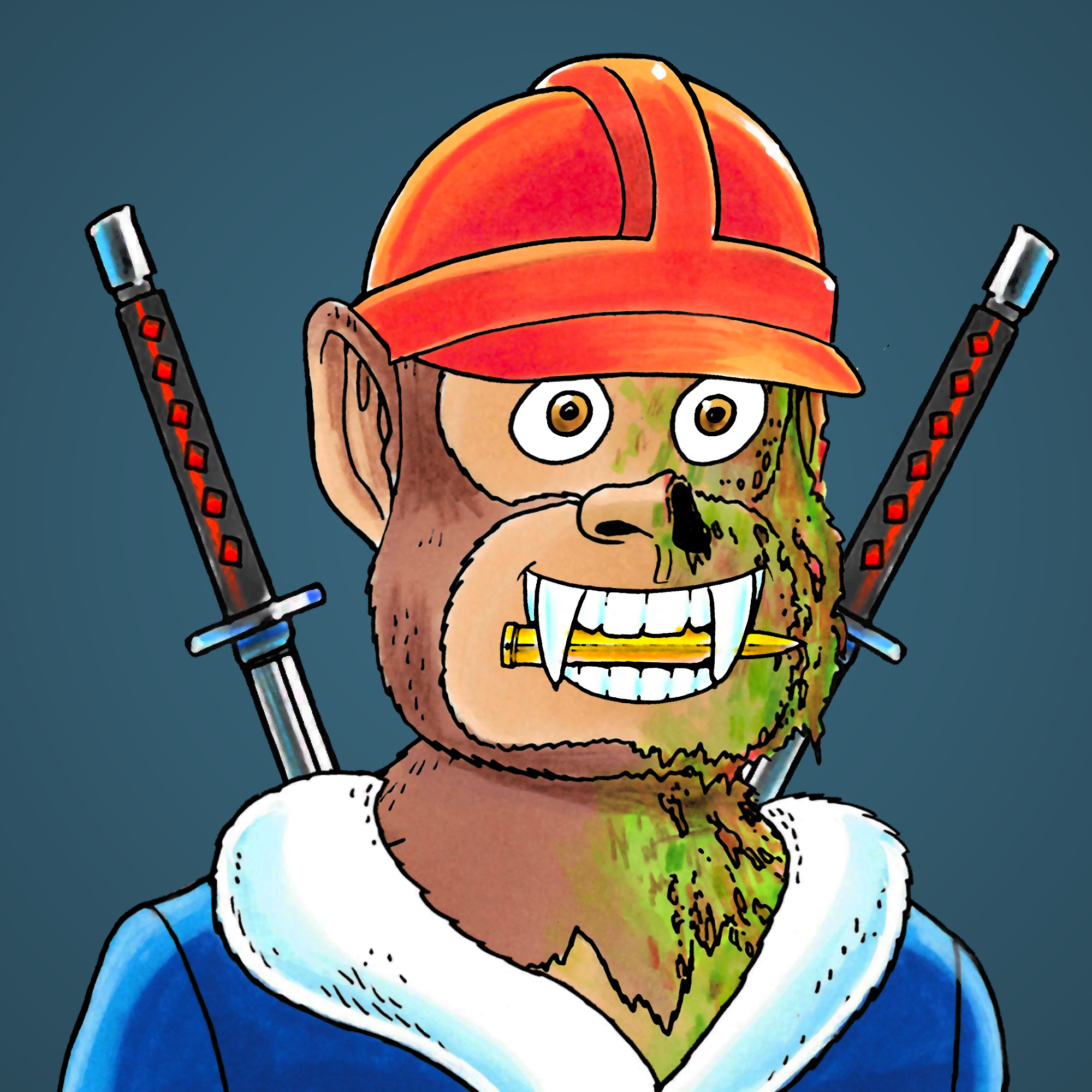 George Trosley - Jungle Freaks - Jungle Freak 3208 - NFT # 3208