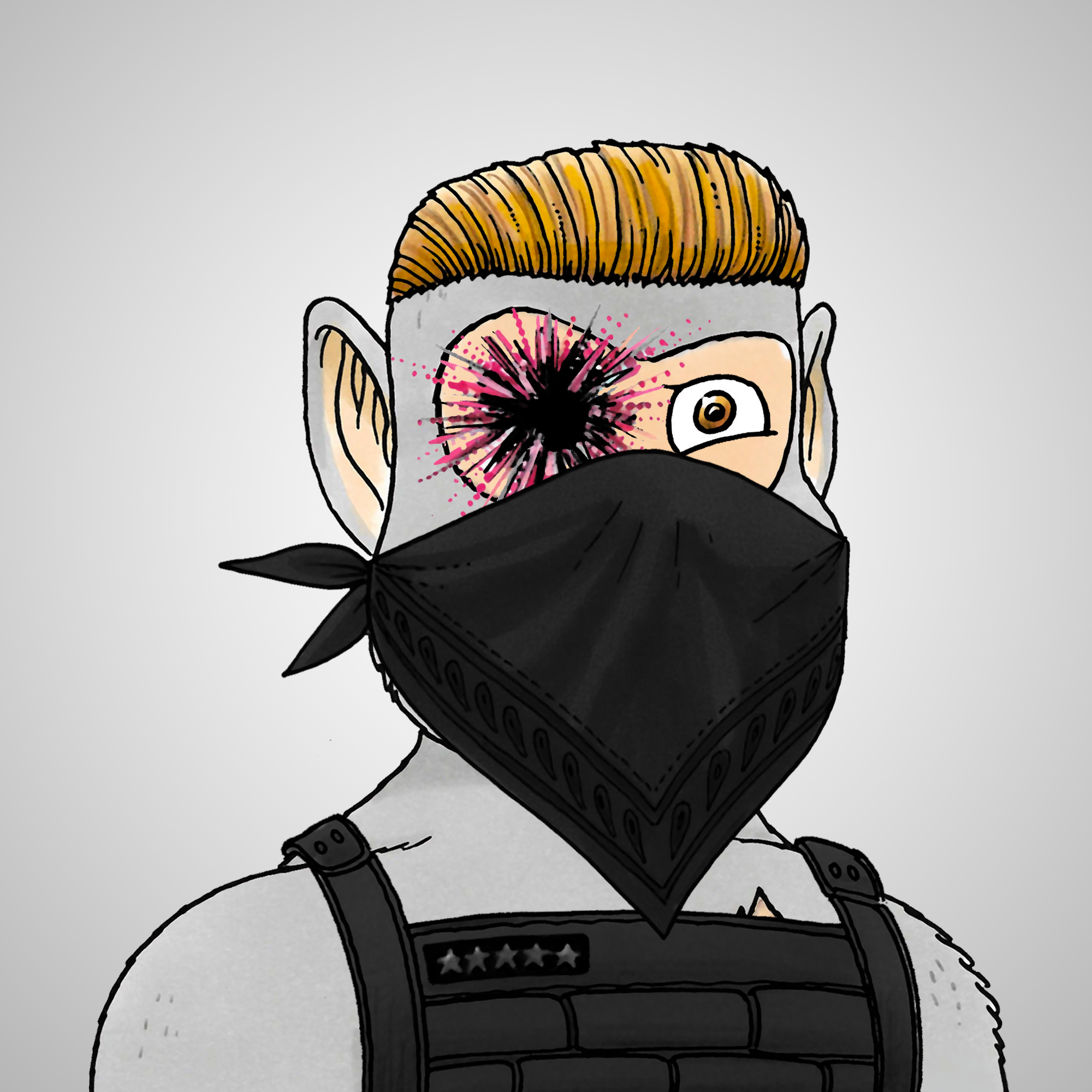 George Trosley - Jungle Freaks - Jungle Freak 3219 - NFT # 3219