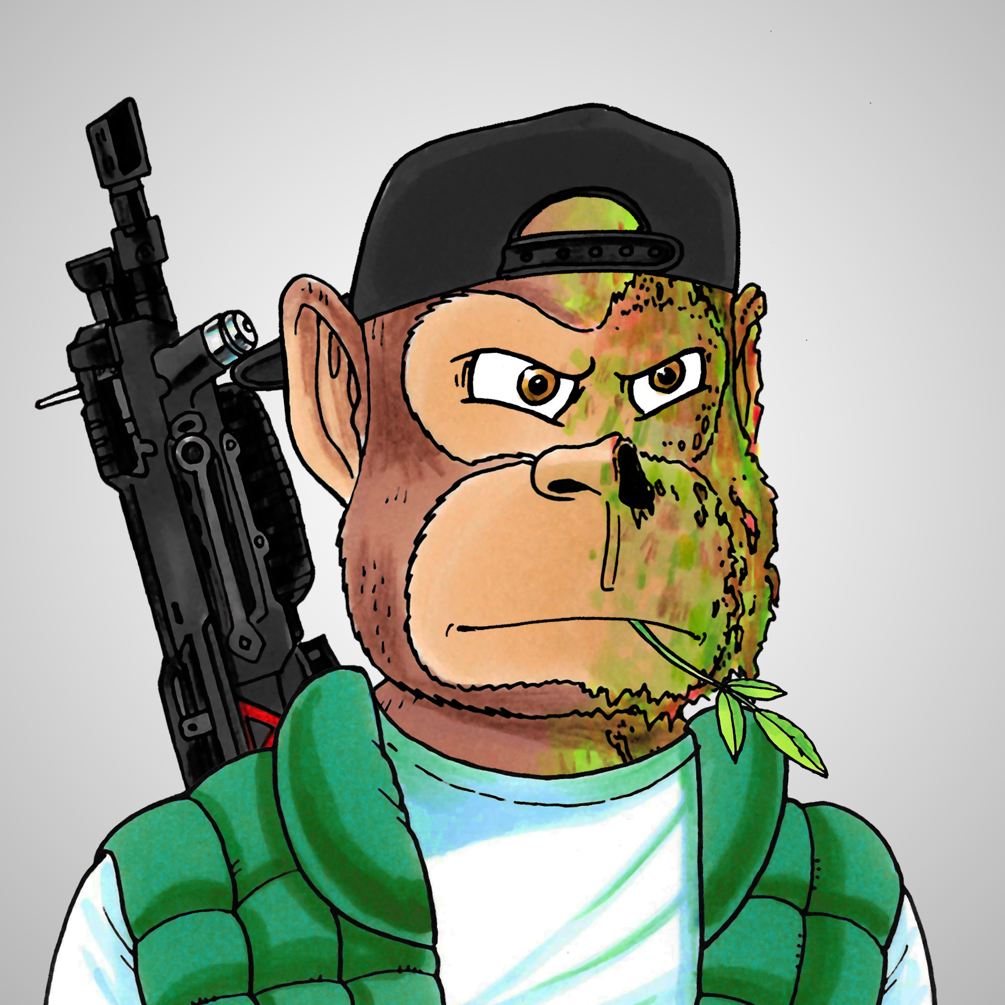 George Trosley - Jungle Freaks - Jungle Freak 3224 - NFT # 3224