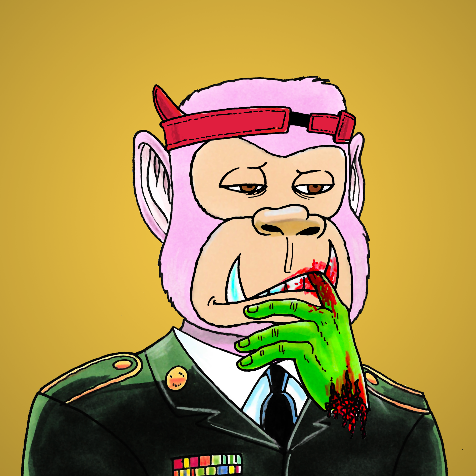 George Trosley - Jungle Freaks - Jungle Freak 3227 - NFT # 3227