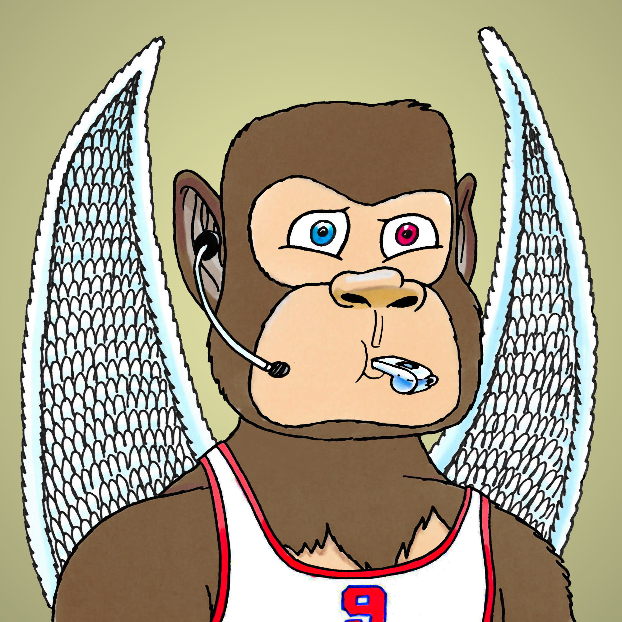 George Trosley - Jungle Freaks - Jungle Freak 3229 - NFT # 3229