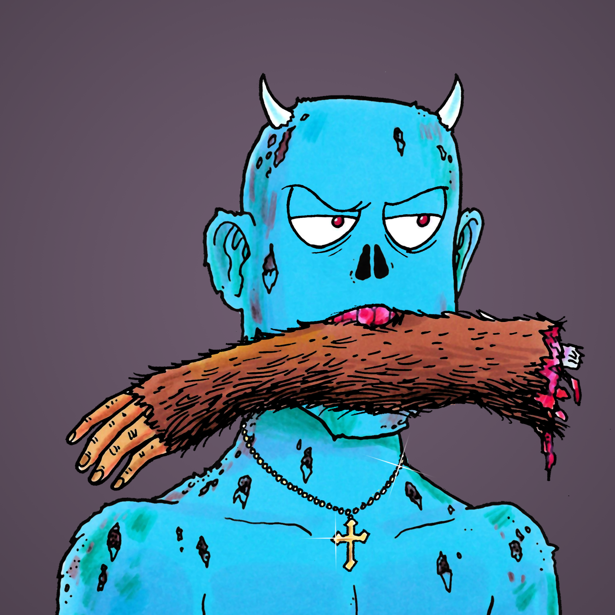 George Trosley - Jungle Freaks - Jungle Freak 323 - NFT # 323