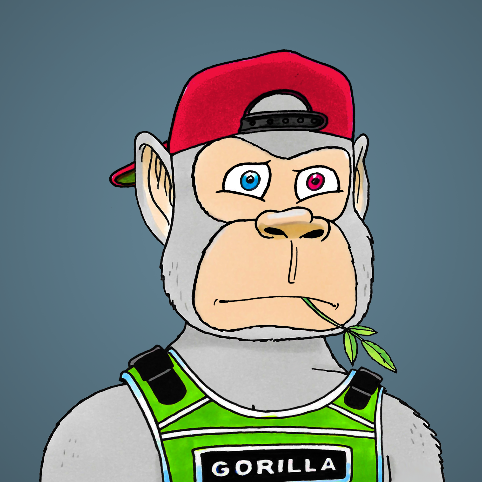 George Trosley - Jungle Freaks - Jungle Freak 3232 - NFT # 3232