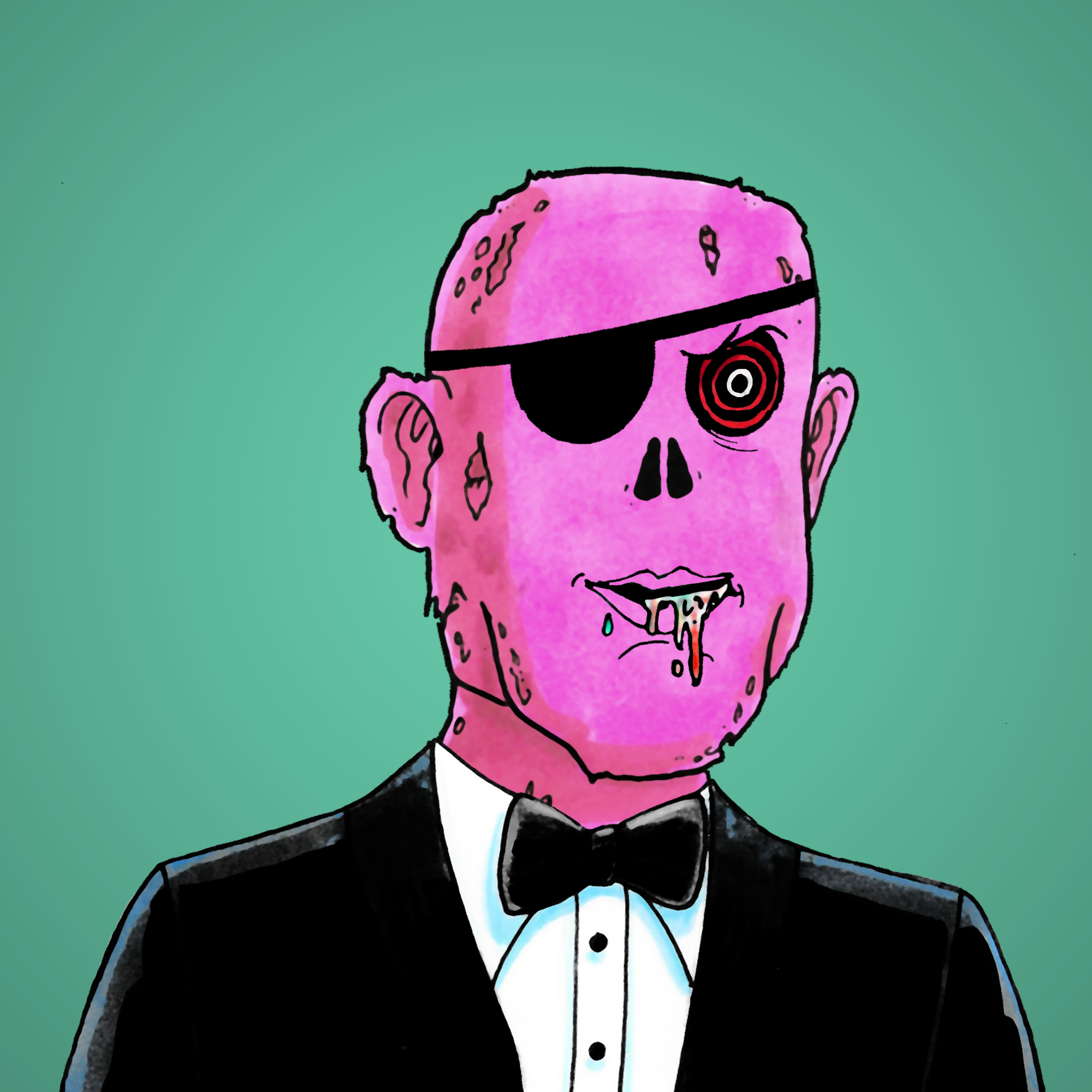 George Trosley - Jungle Freaks - Jungle Freak 3233 - NFT # 3233