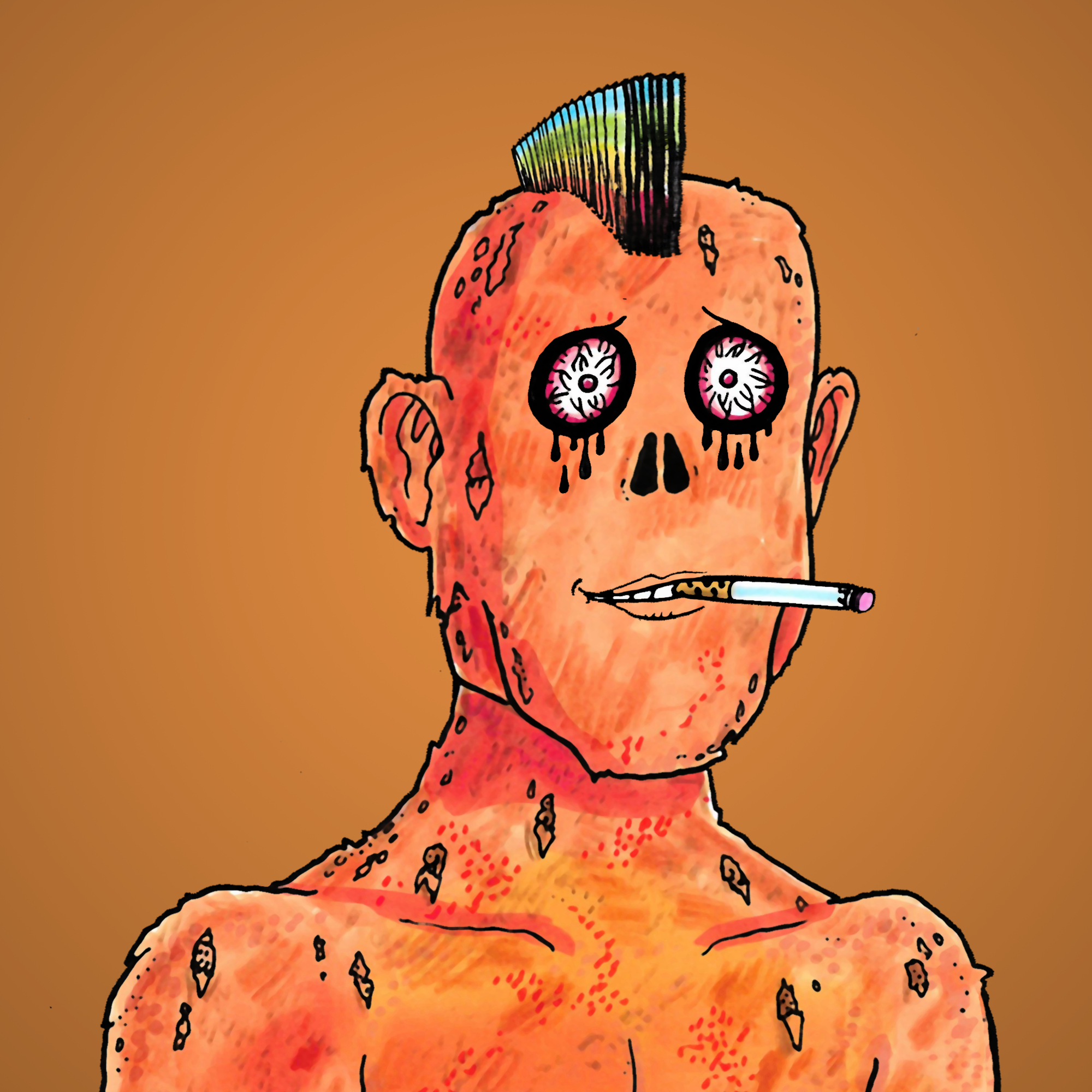 George Trosley - Jungle Freaks - Jungle Freak 3237 - NFT # 3237