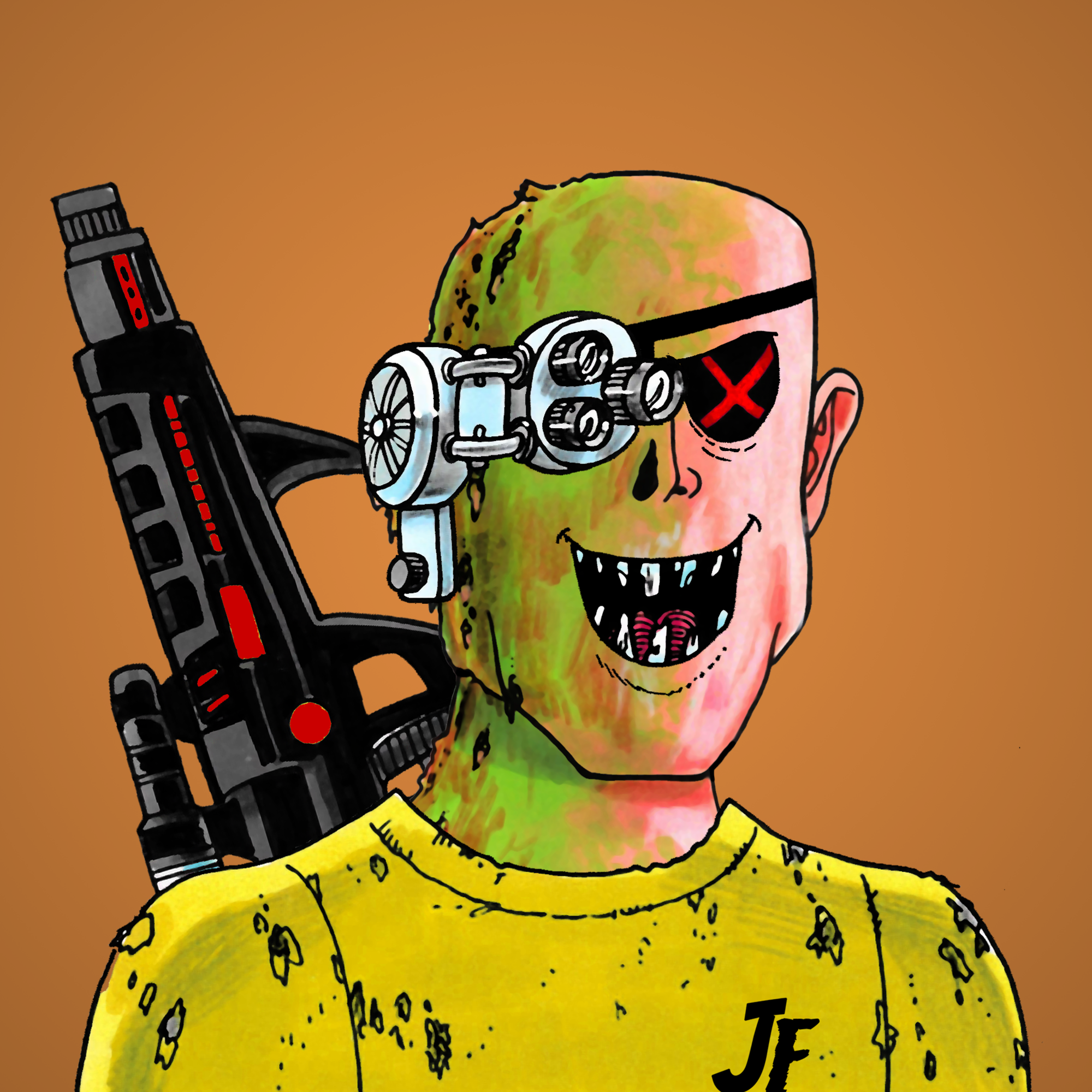 George Trosley - Jungle Freaks - Jungle Freak 324 - NFT # 324