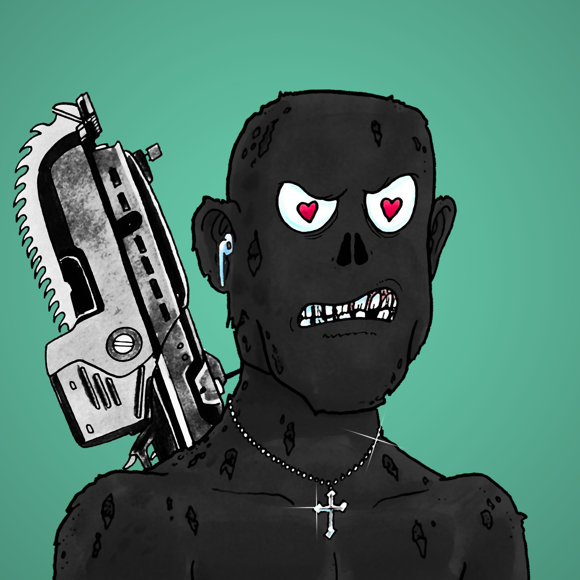 George Trosley - Jungle Freaks - Jungle Freak 325 - NFT # 325