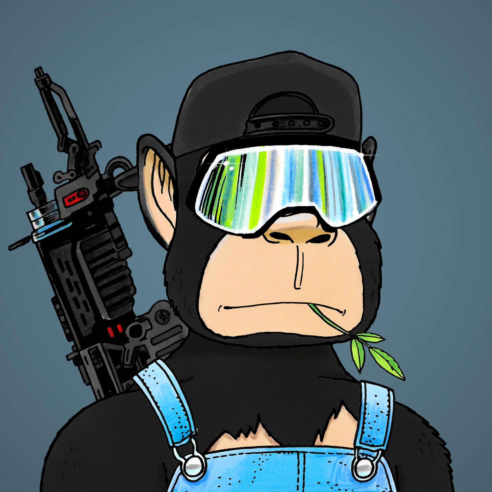 George Trosley - Jungle Freaks - Jungle Freak 3258 - NFT # 3258