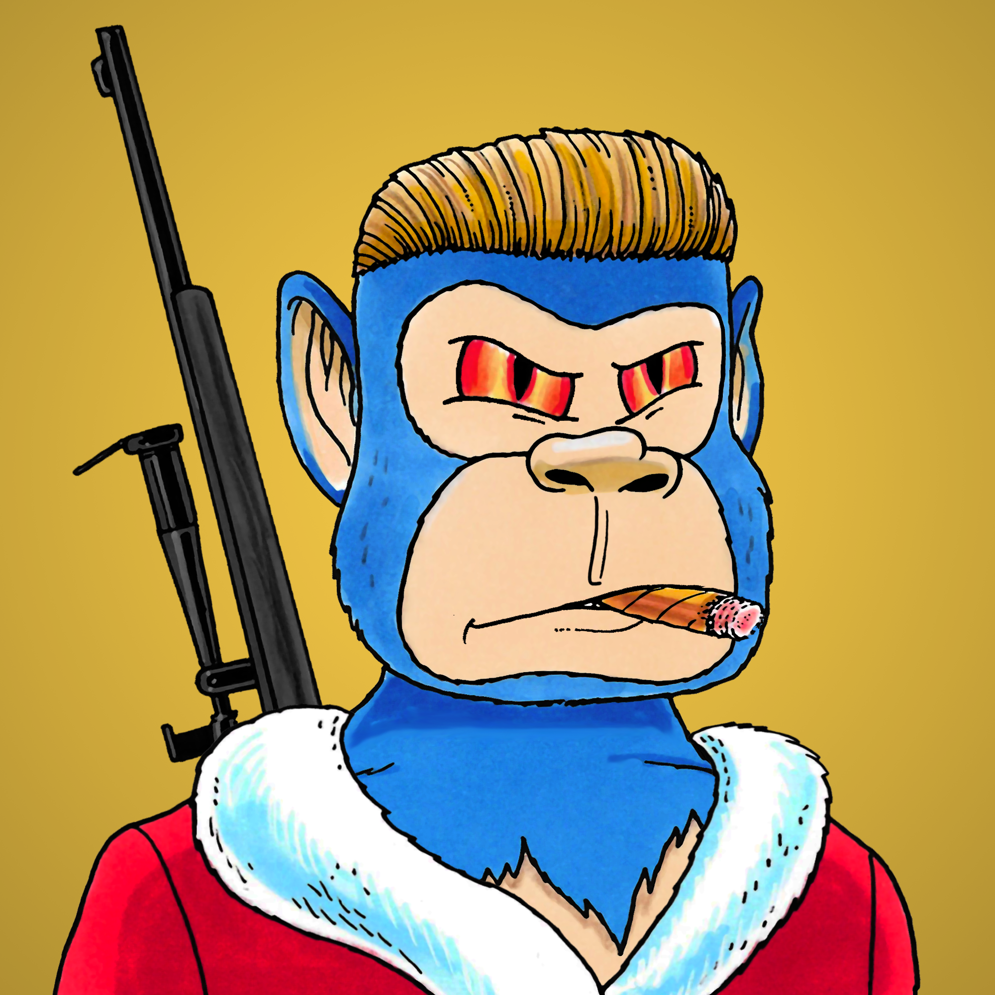 George Trosley - Jungle Freaks - Jungle Freak 3265 - NFT # 3265