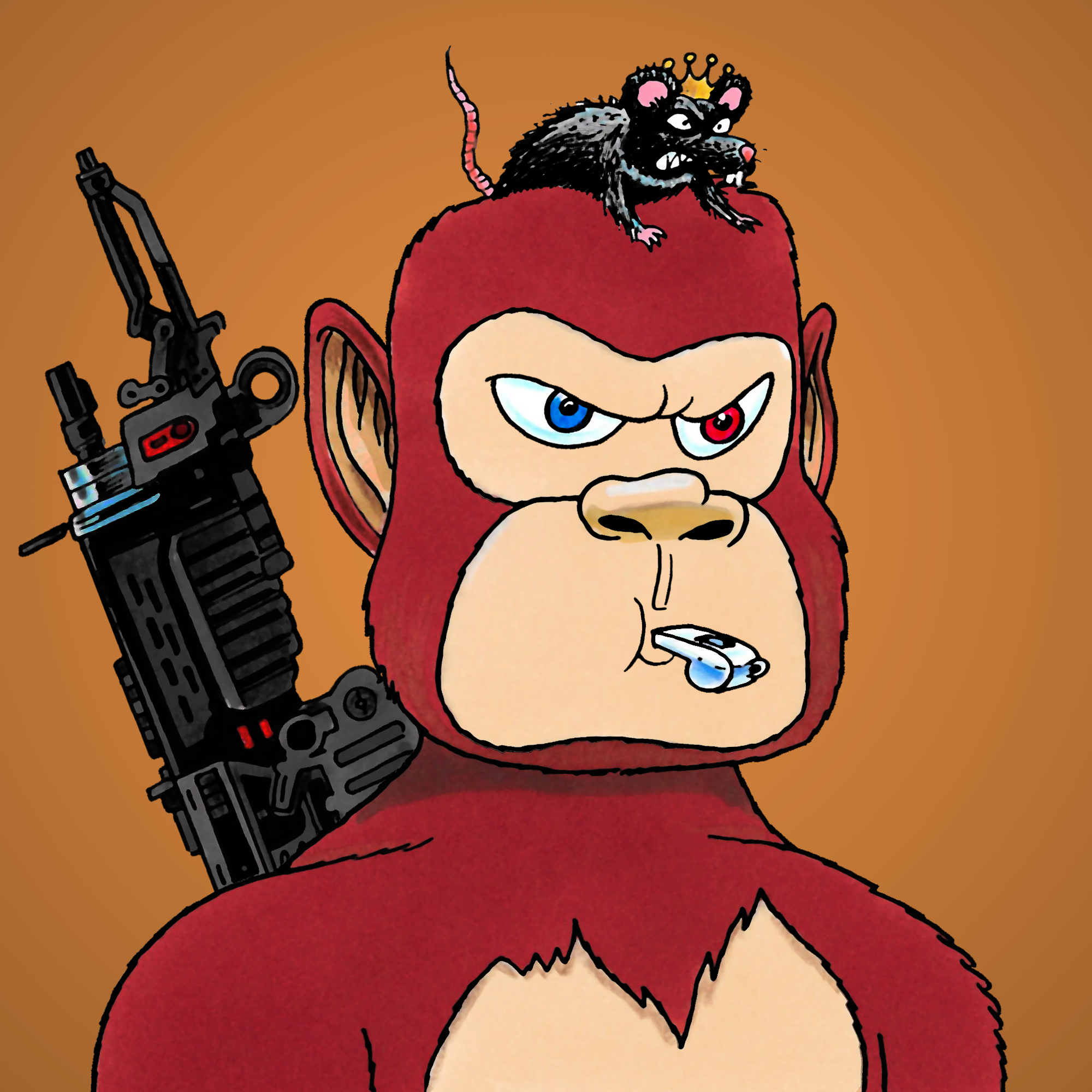 George Trosley - Jungle Freaks - Jungle Freak 3269 - NFT # 3269