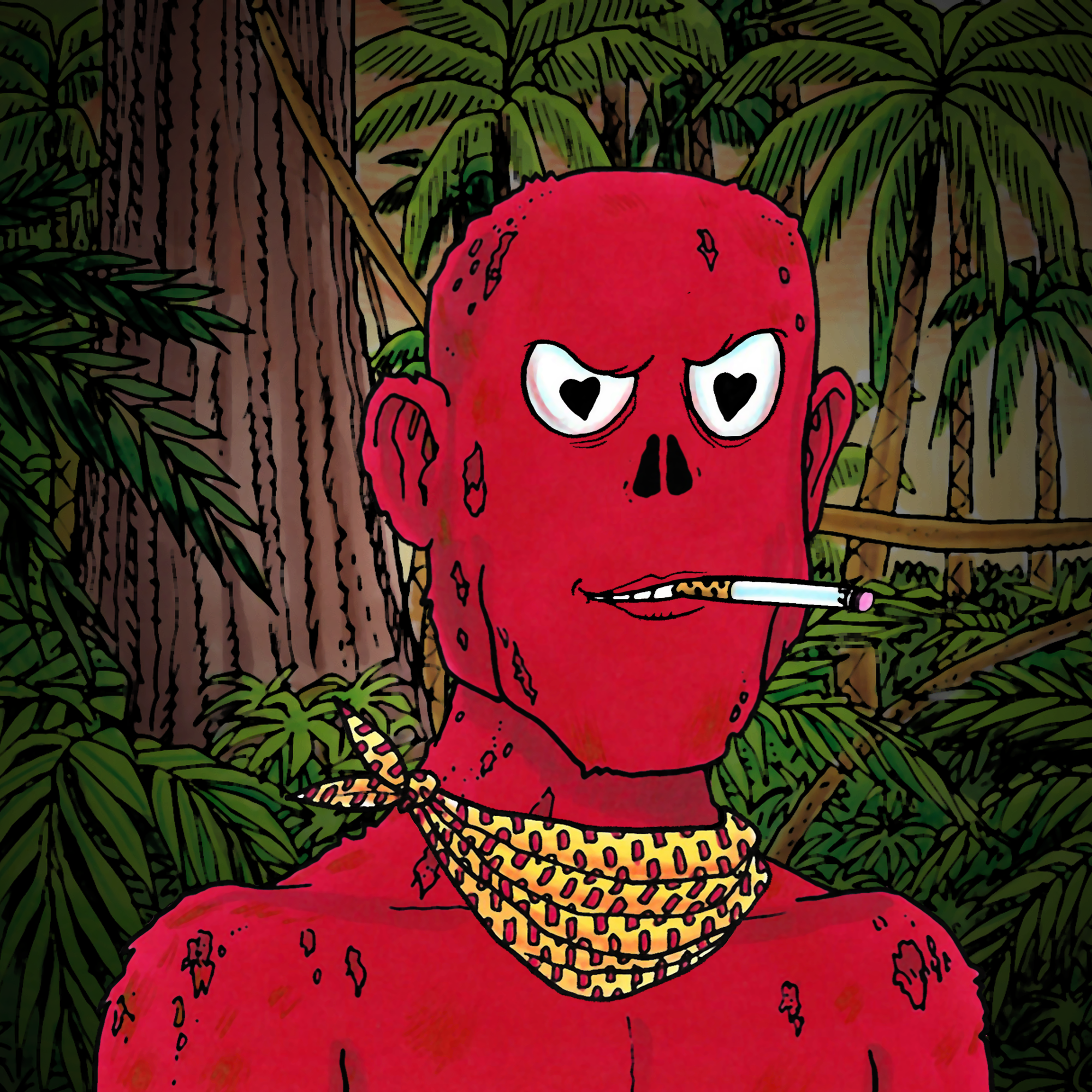 George Trosley - Jungle Freaks - Jungle Freak 3274 - NFT # 3274