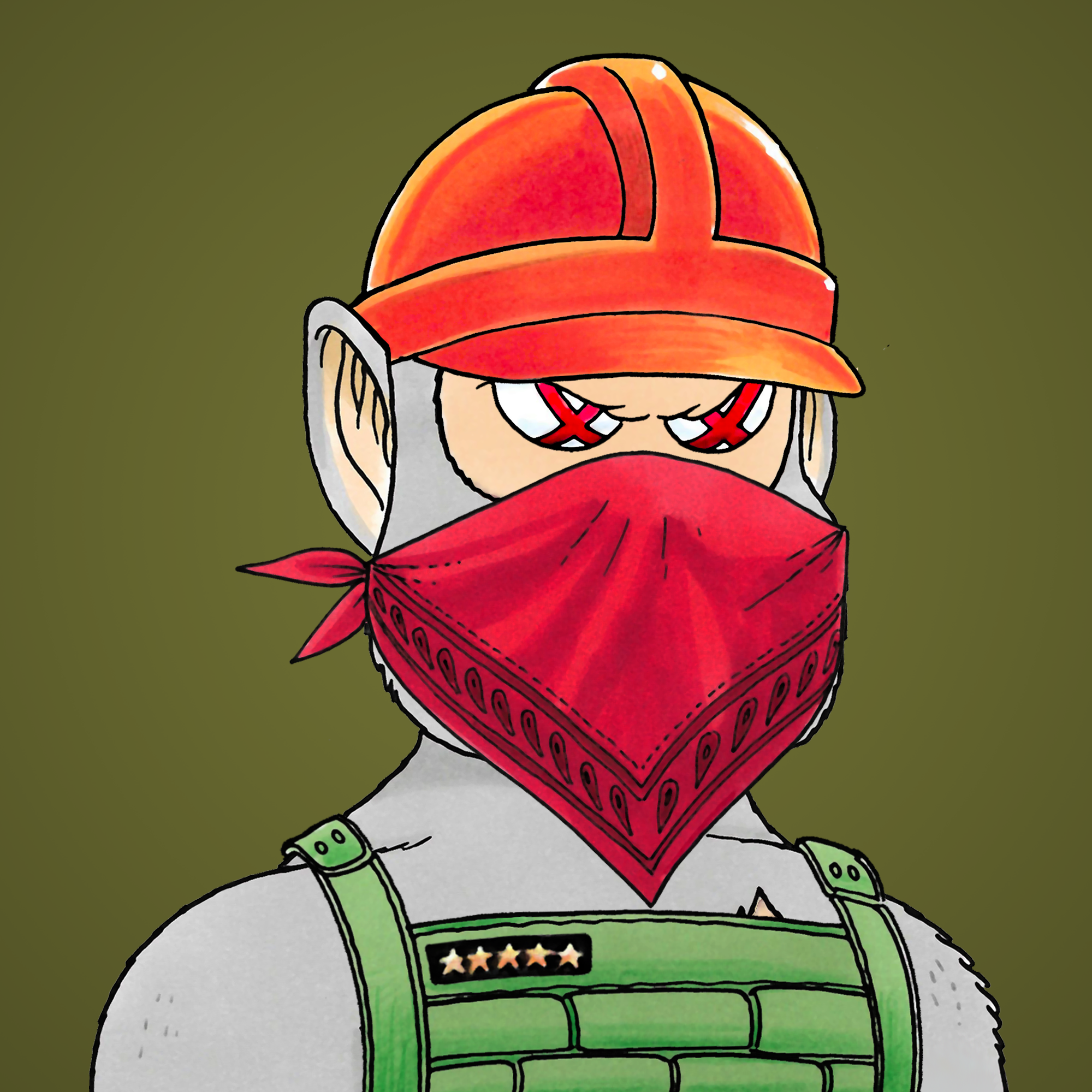 George Trosley - Jungle Freaks - Jungle Freak 328 - NFT # 328