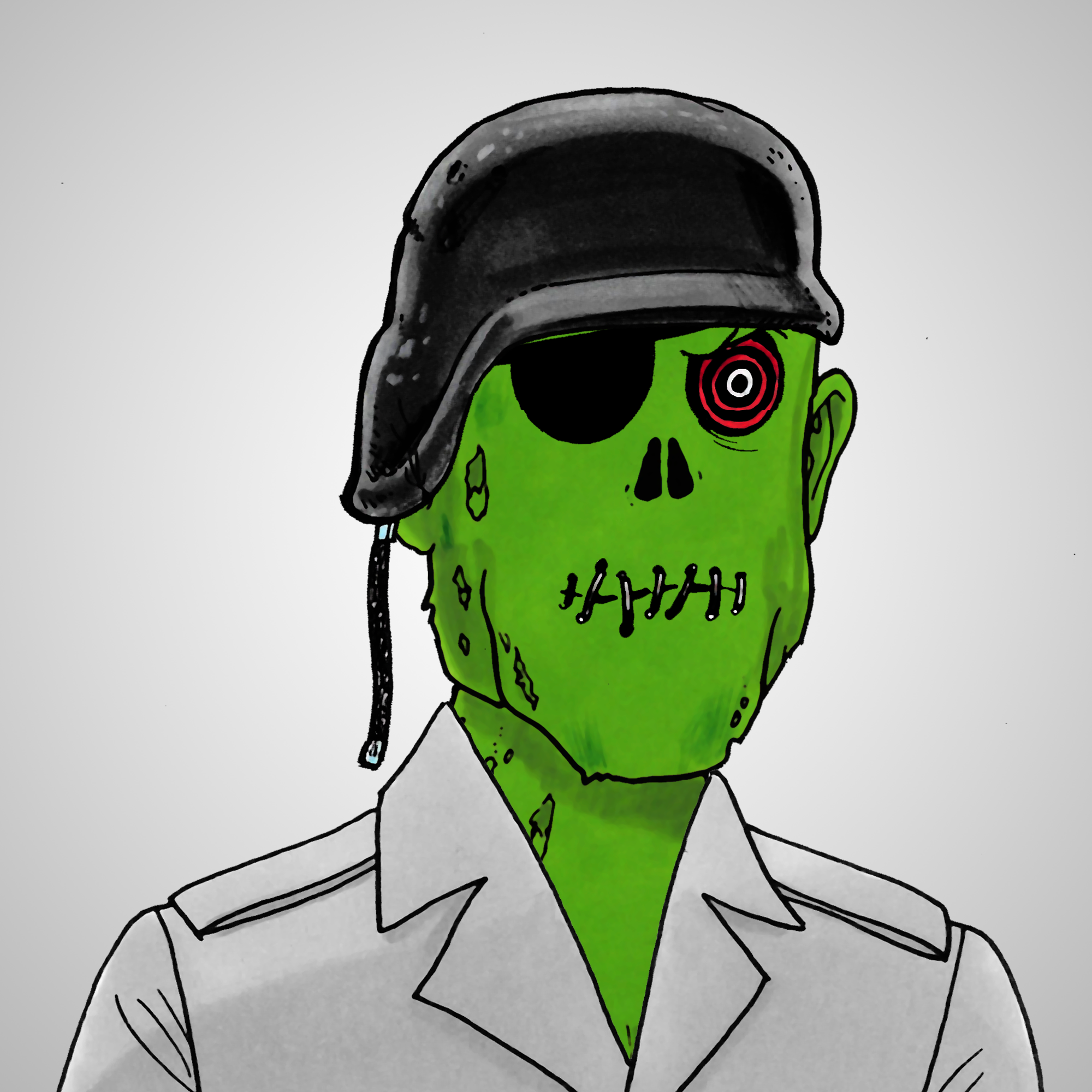 George Trosley - Jungle Freaks - Jungle Freak 3281 - NFT # 3281