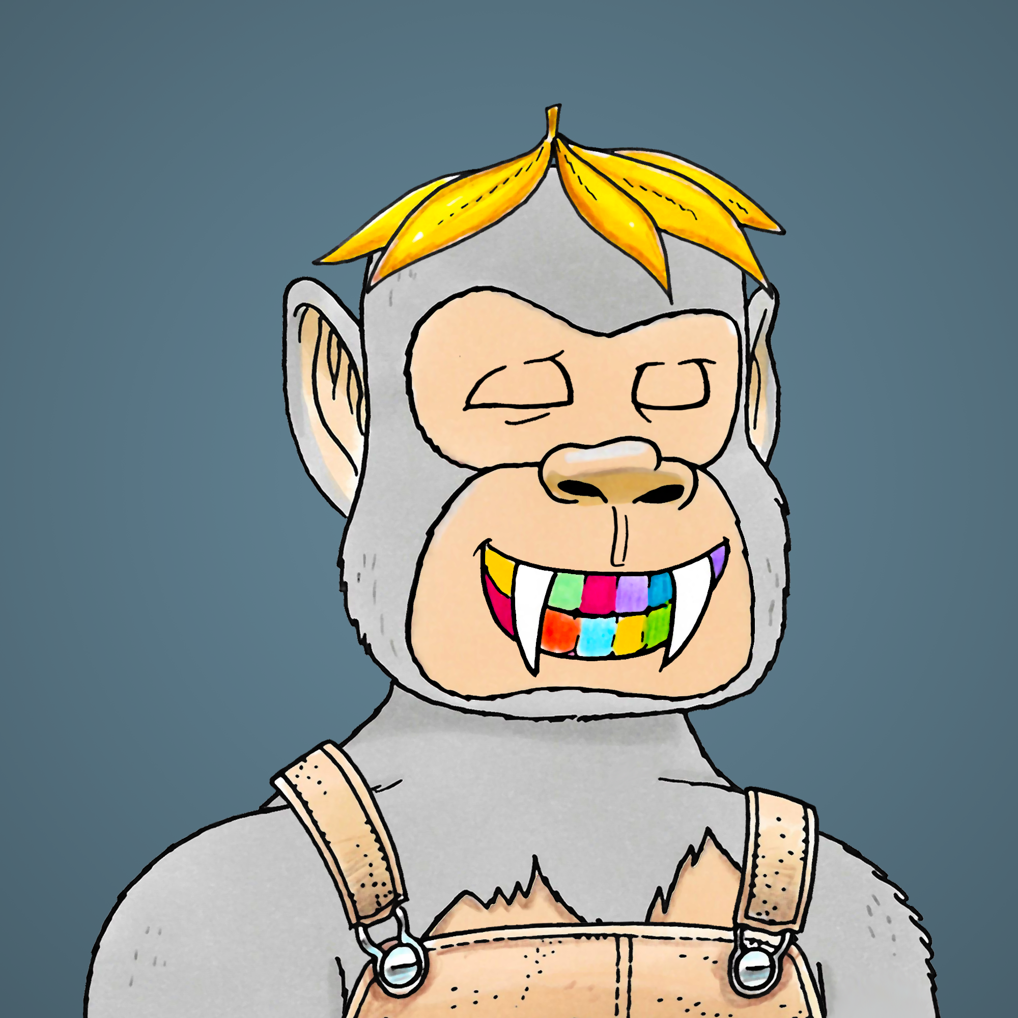 George Trosley - Jungle Freaks - Jungle Freak 3285 - NFT # 3285