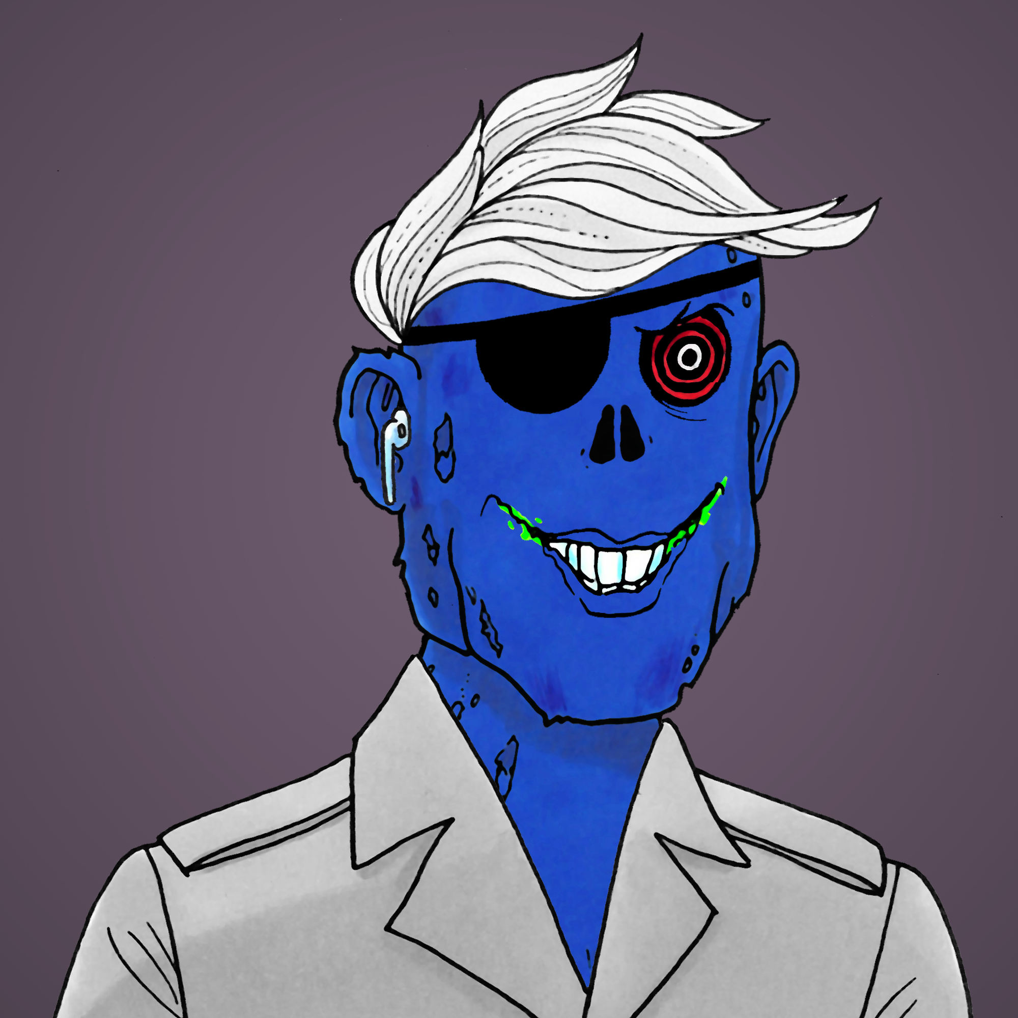 George Trosley - Jungle Freaks - Jungle Freak 3291 - NFT # 3291