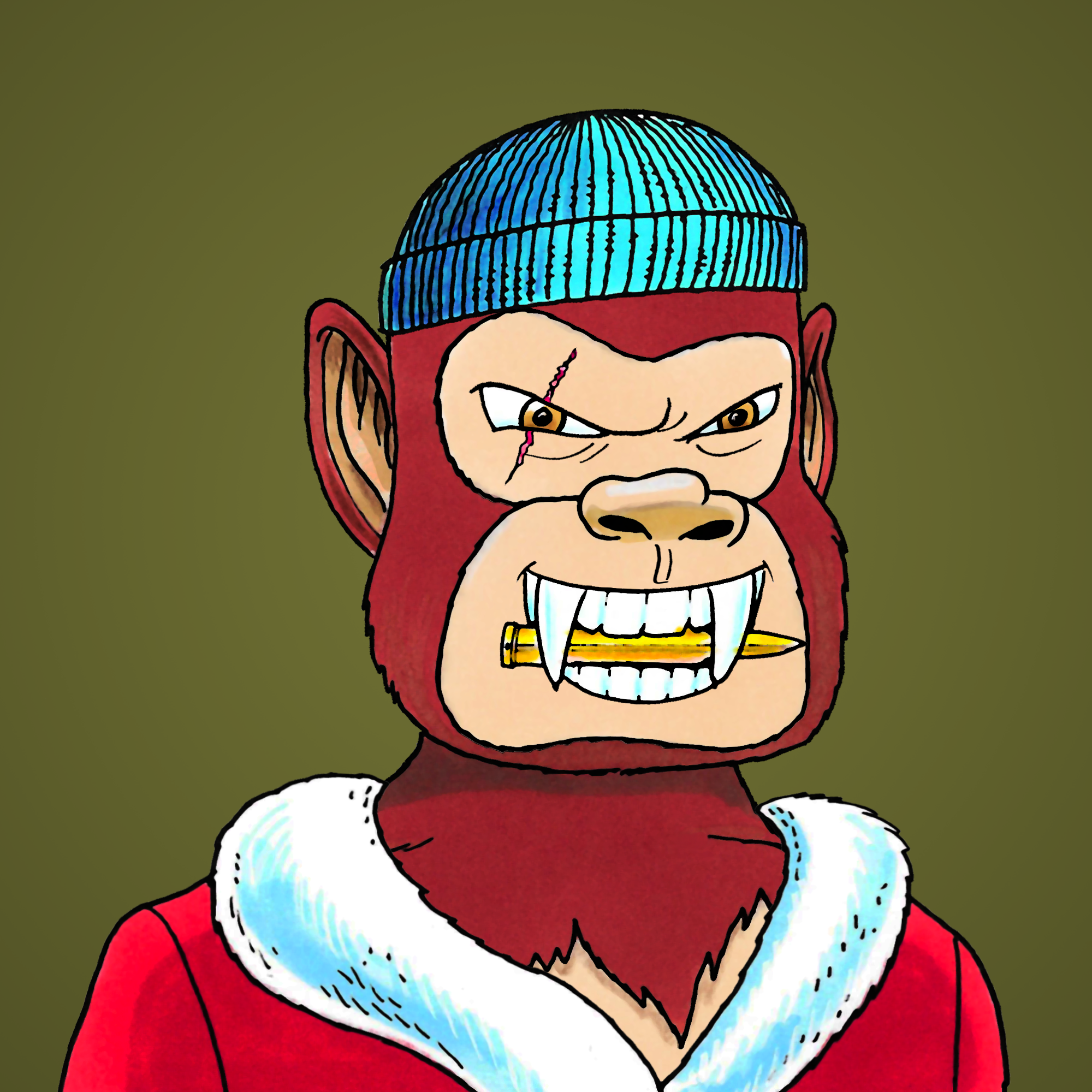 George Trosley - Jungle Freaks - Jungle Freak 3293 - NFT # 3293